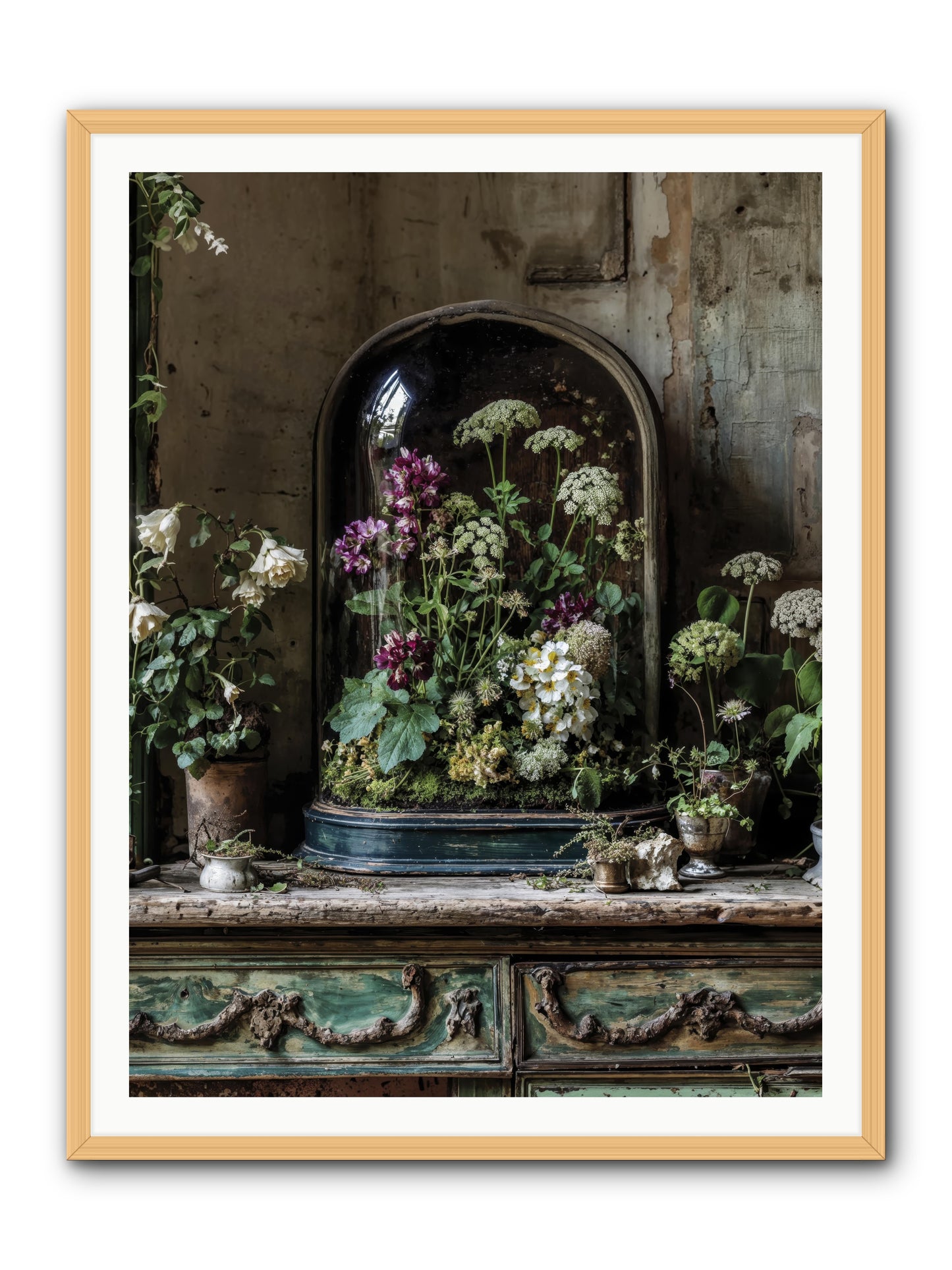 Lucid Dream Conservatory -- Framed Print - Natural 36x48