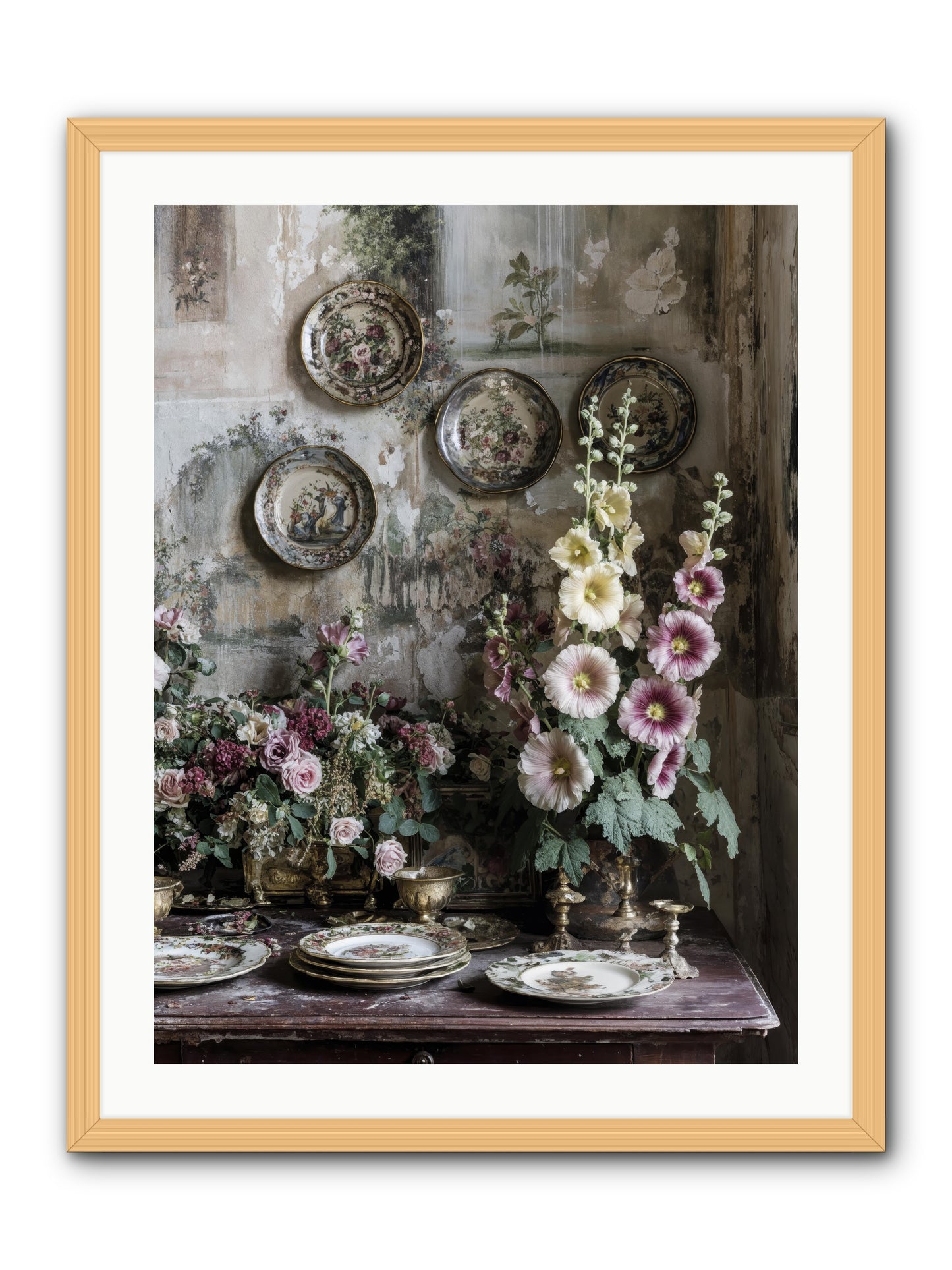 Lucille -- Framed Print - Natural 24x32