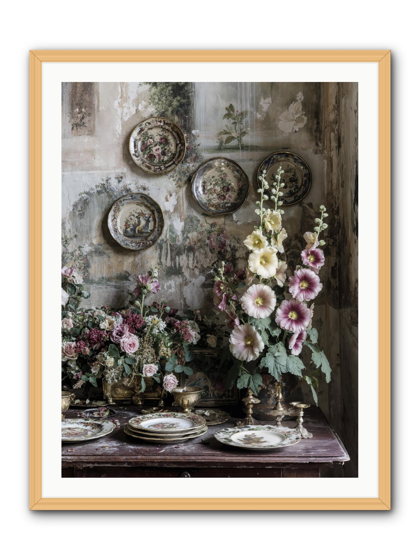 Lucille -- Framed Print - Natural 30x40