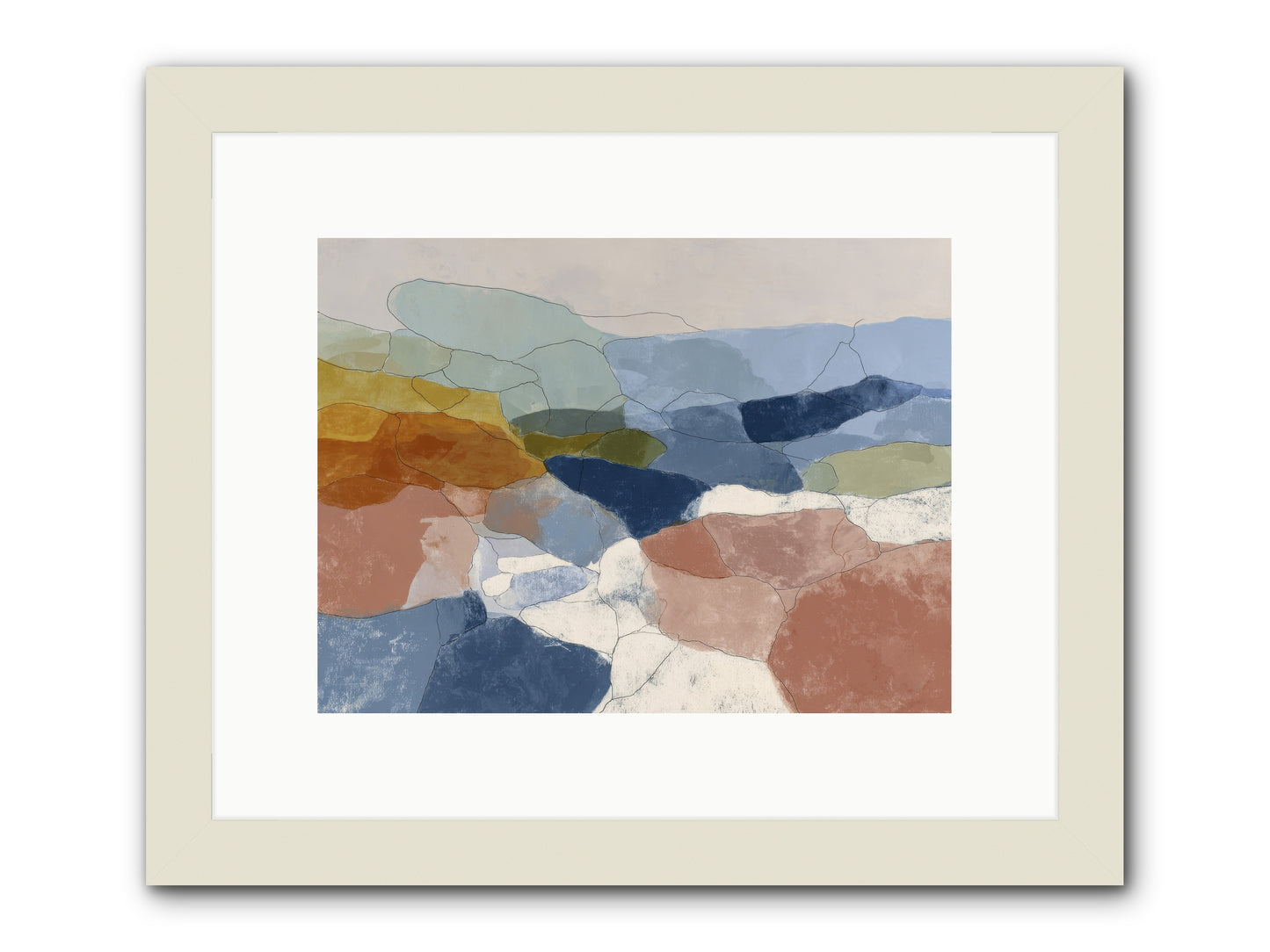 Lumenary -- Framed Print - White 12x9