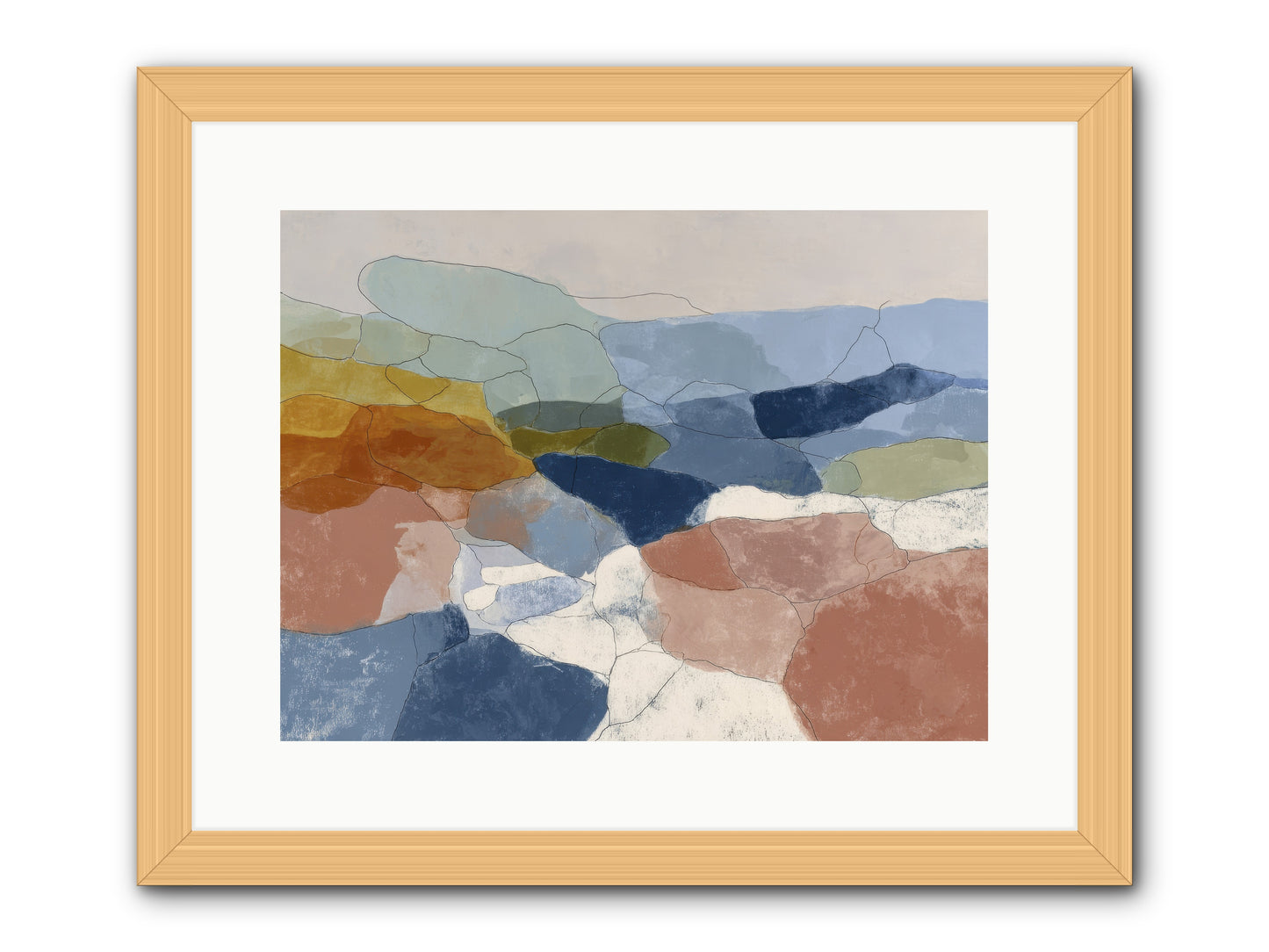 Lumenary -- Framed Print - Natural 16x12