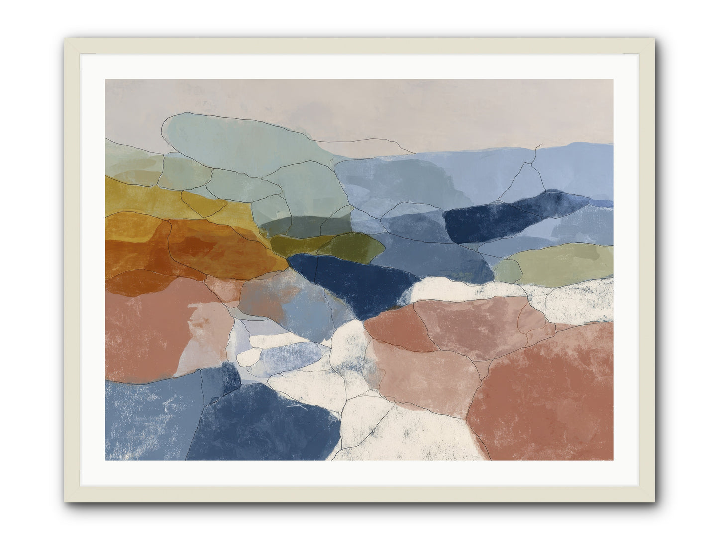 Lumenary -- Framed Print - White 40x30