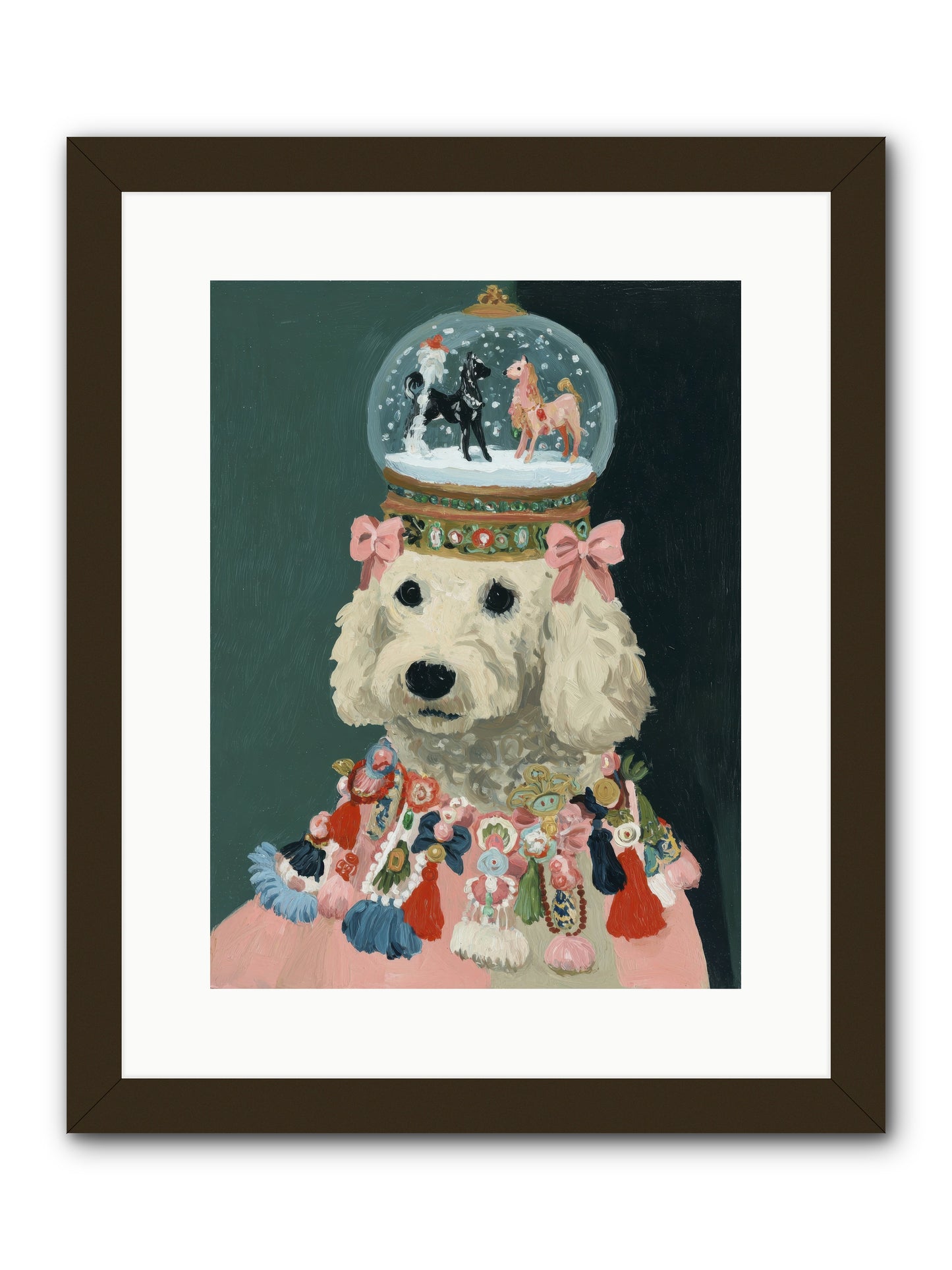 Luminescent Joy -- Framed Print - Black 12x16