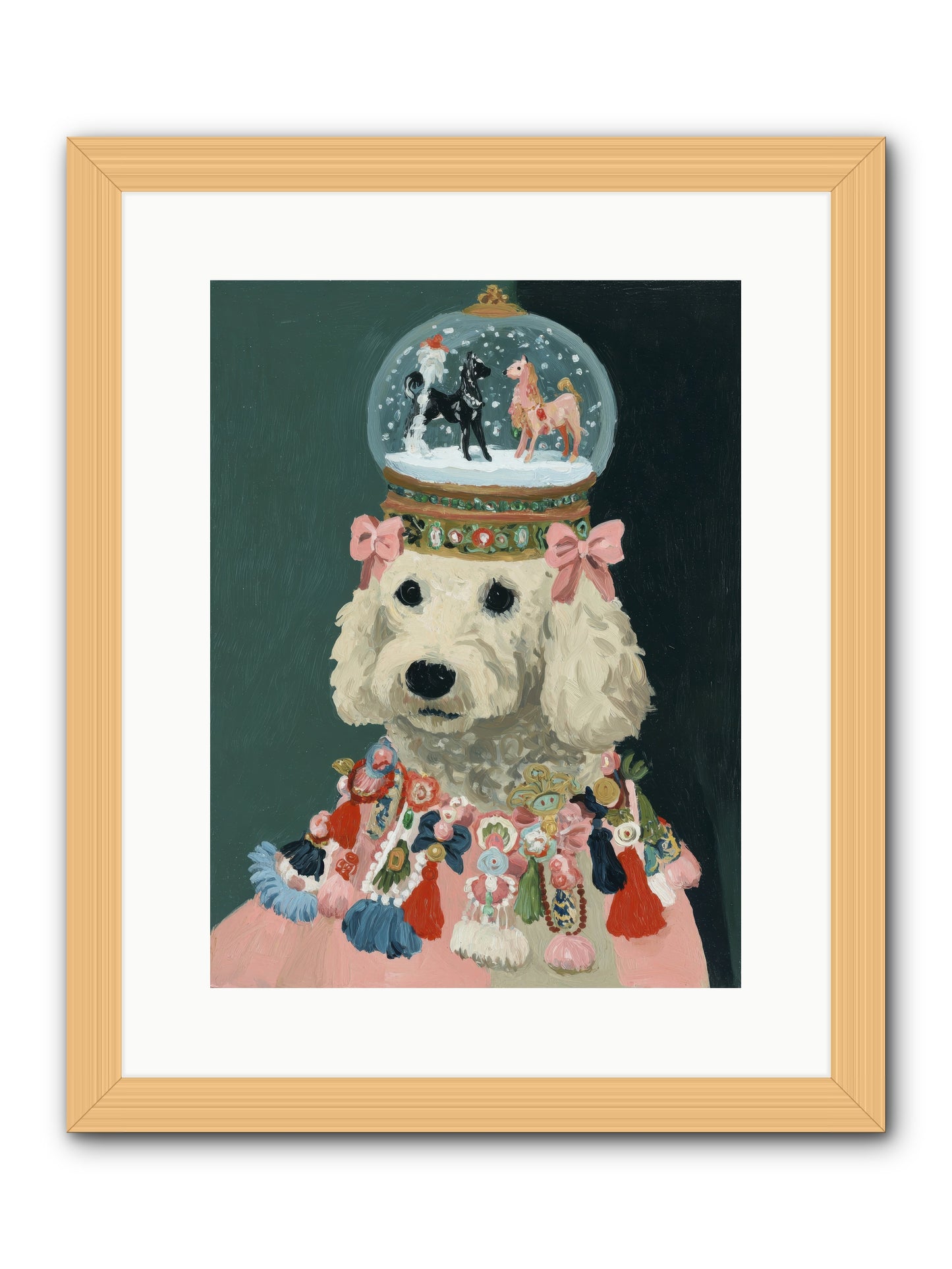 Luminescent Joy -- Framed Print - Natural 12x16