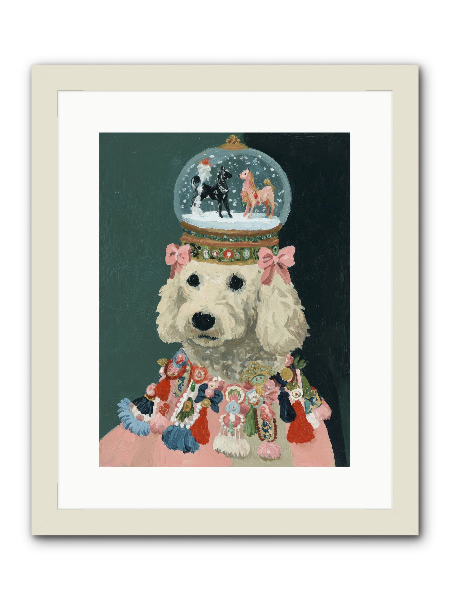 Luminescent Joy -- Framed Print - White 12x16