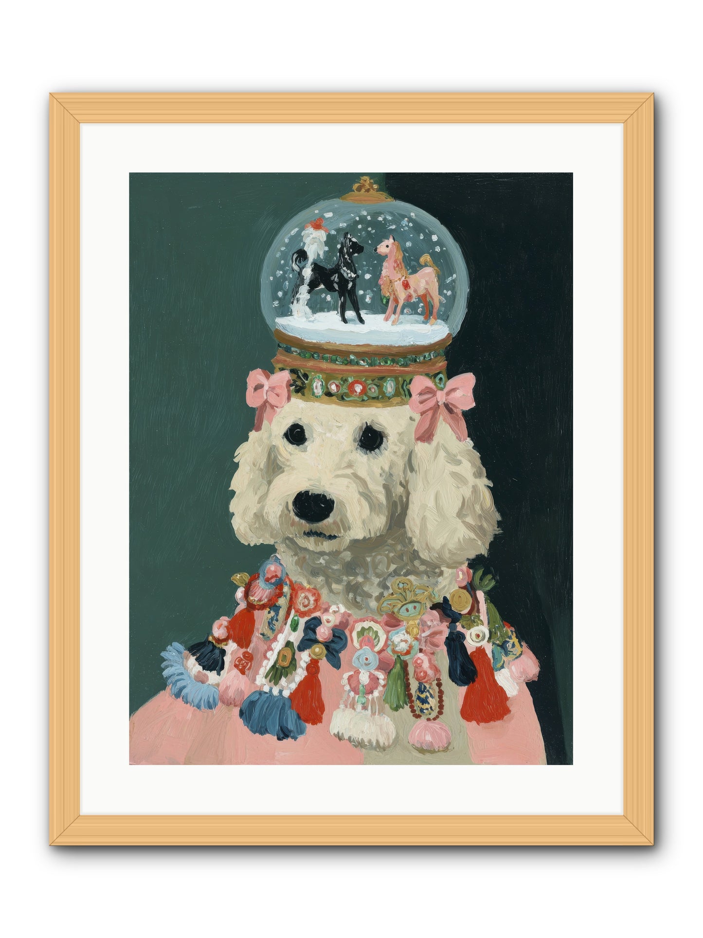 Luminescent Joy -- Framed Print - Natural 18x24