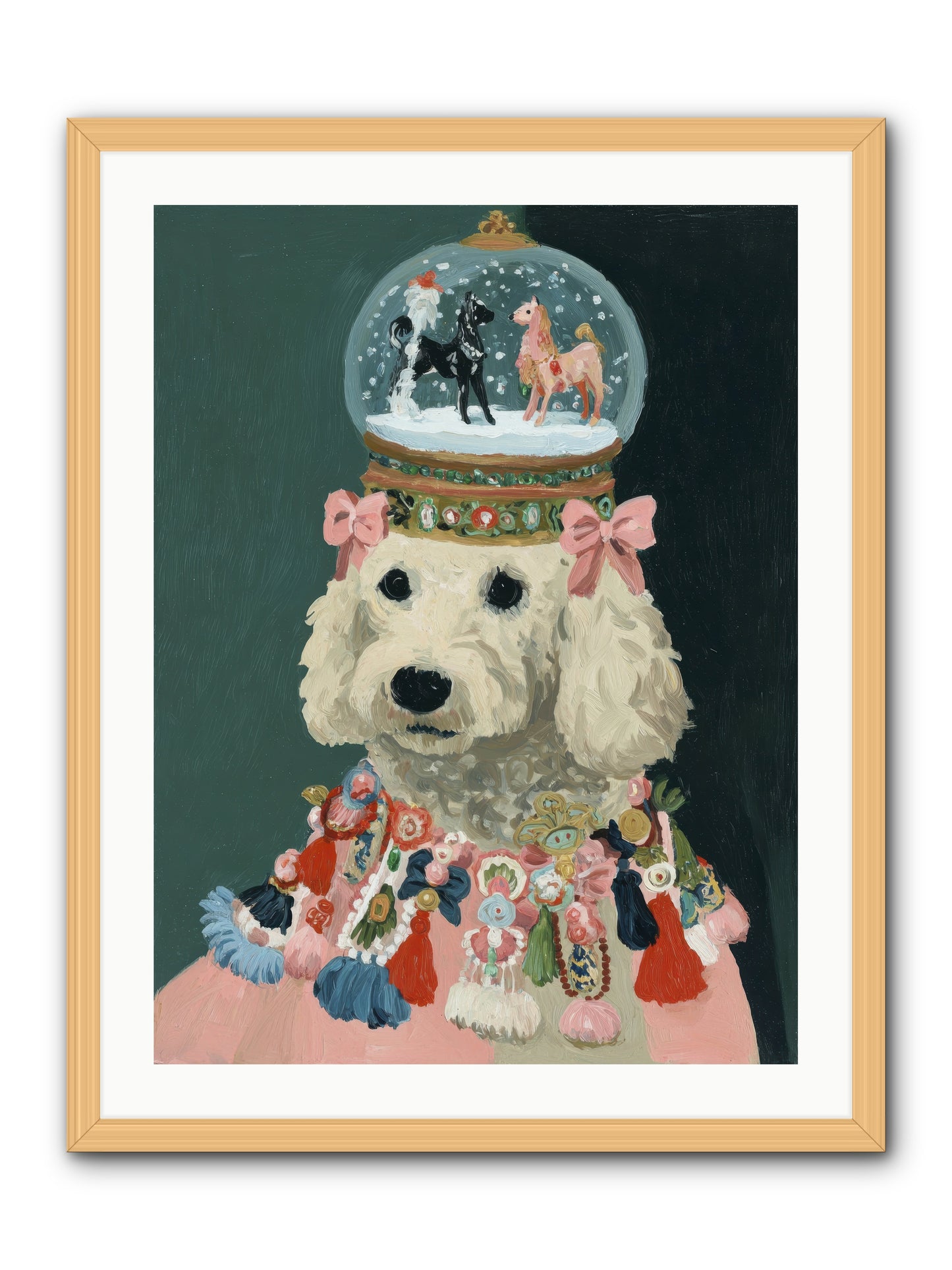 Luminescent Joy -- Framed Print - Natural 24x32