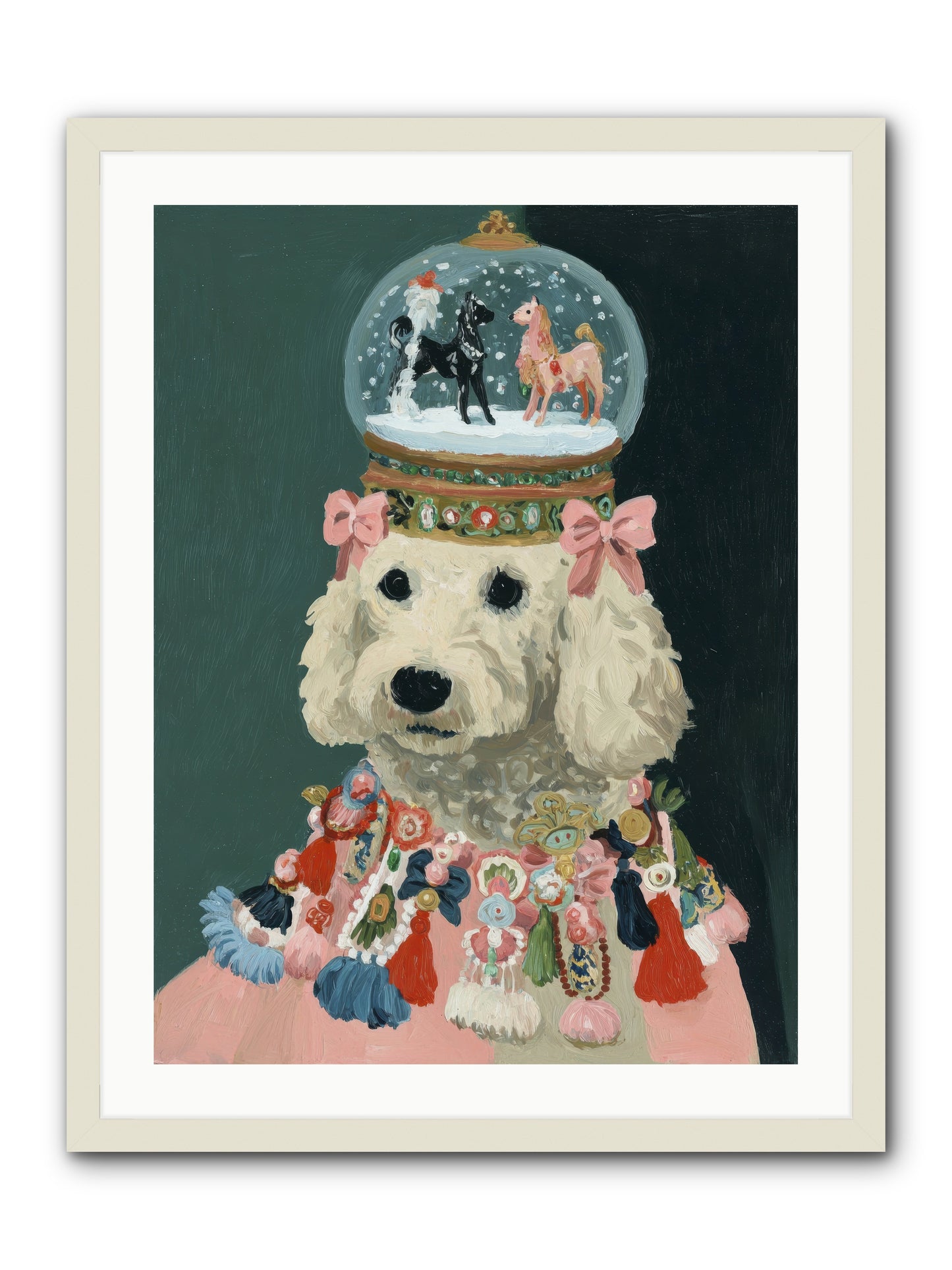 Luminescent Joy -- Framed Print - White 24x32