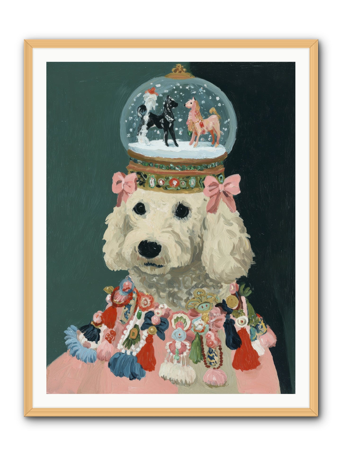 Luminescent Joy -- Framed Print - Natural 36x48
