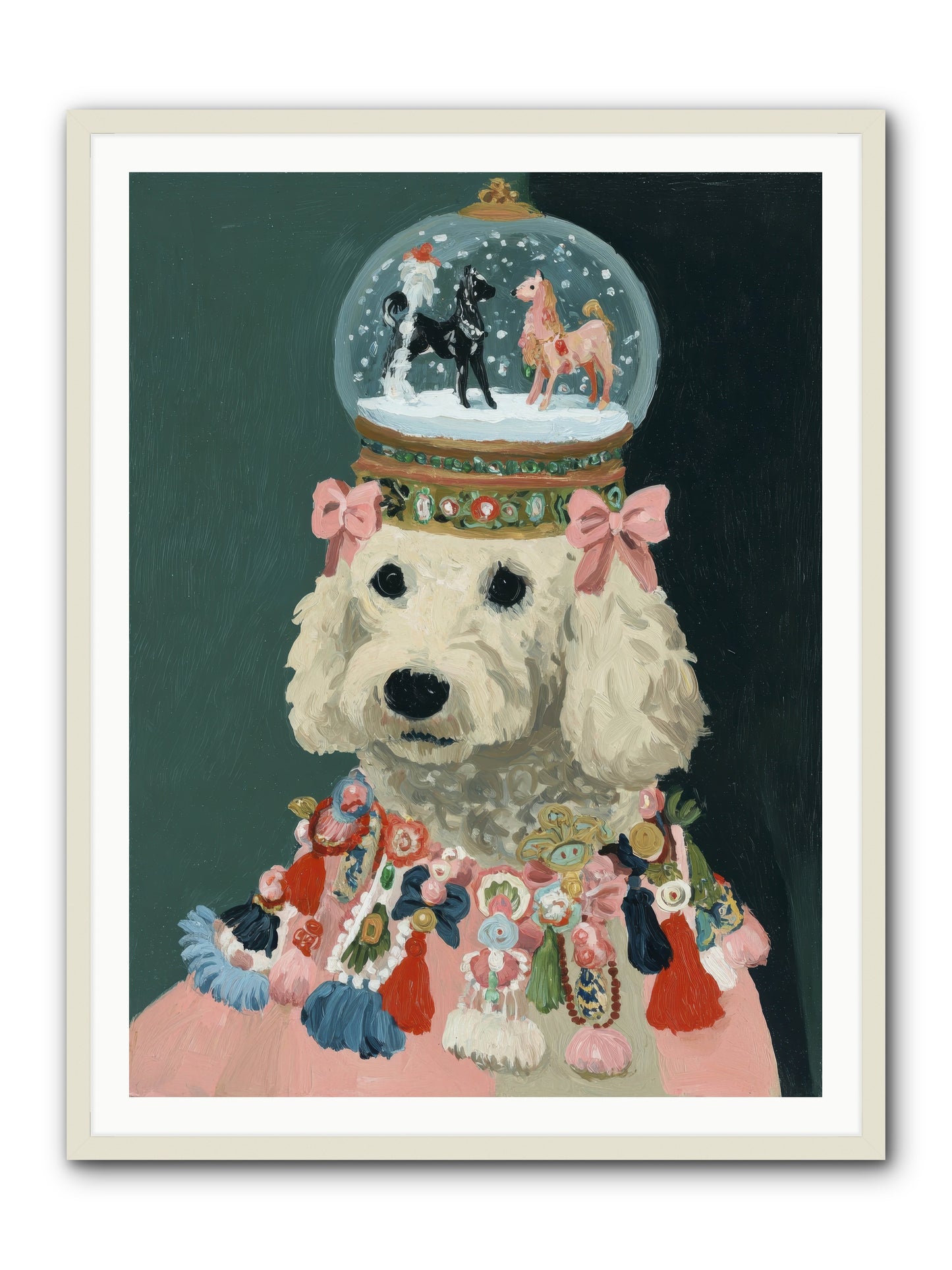 Luminescent Joy -- Framed Print - White 36x48