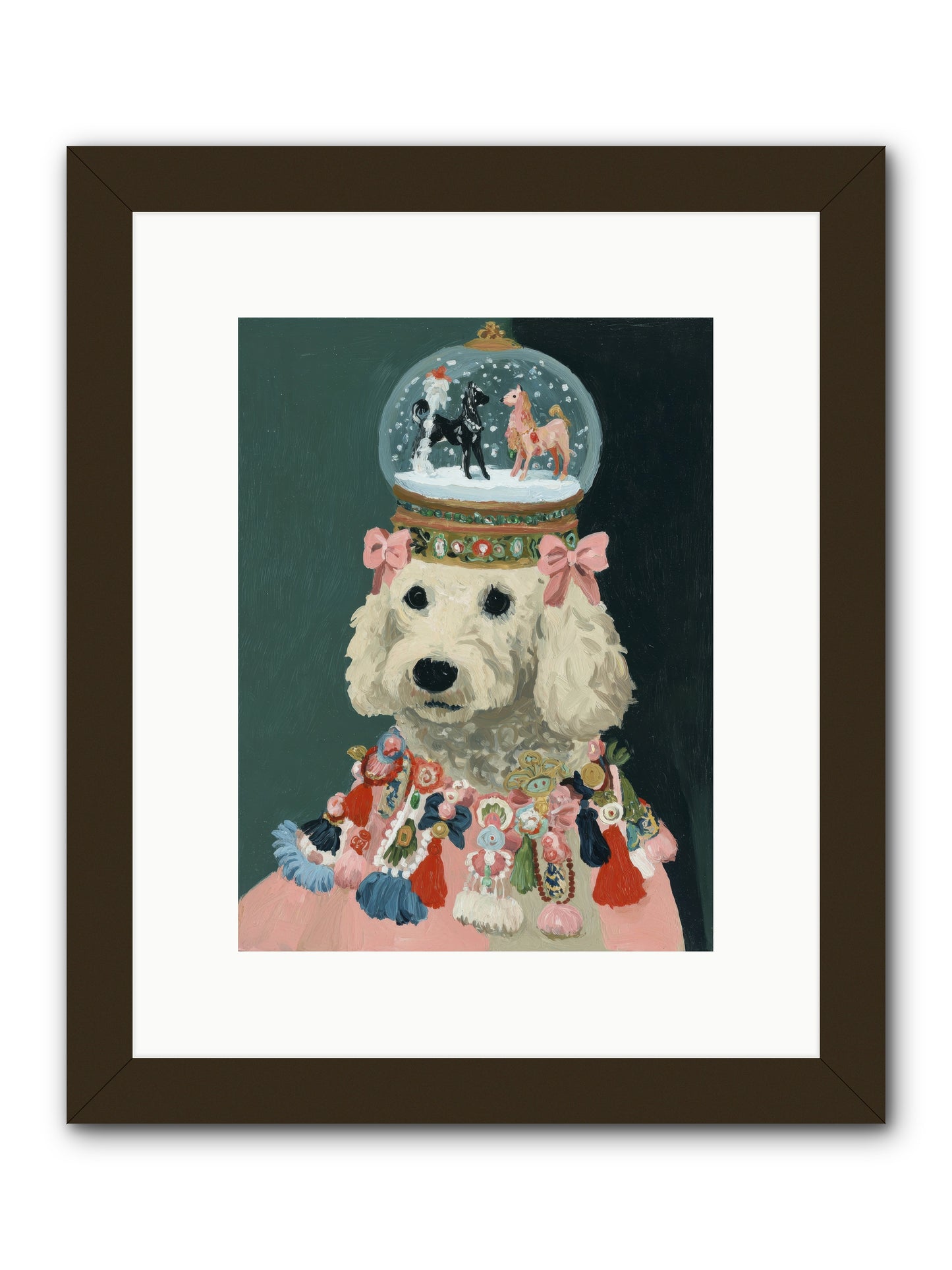 Luminescent Joy -- Framed Print - Black 9x12