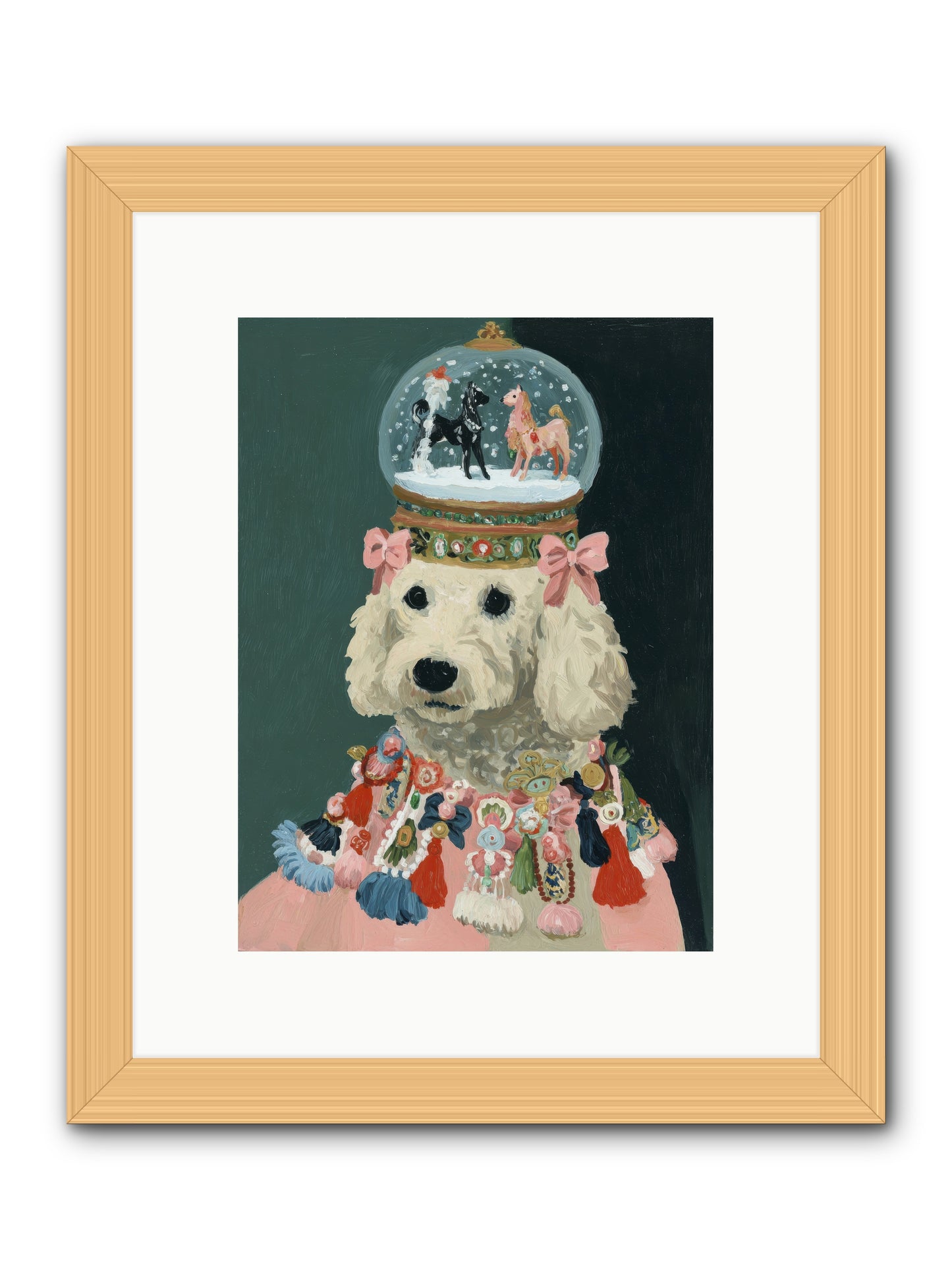 Luminescent Joy -- Framed Print - Natural 9x12