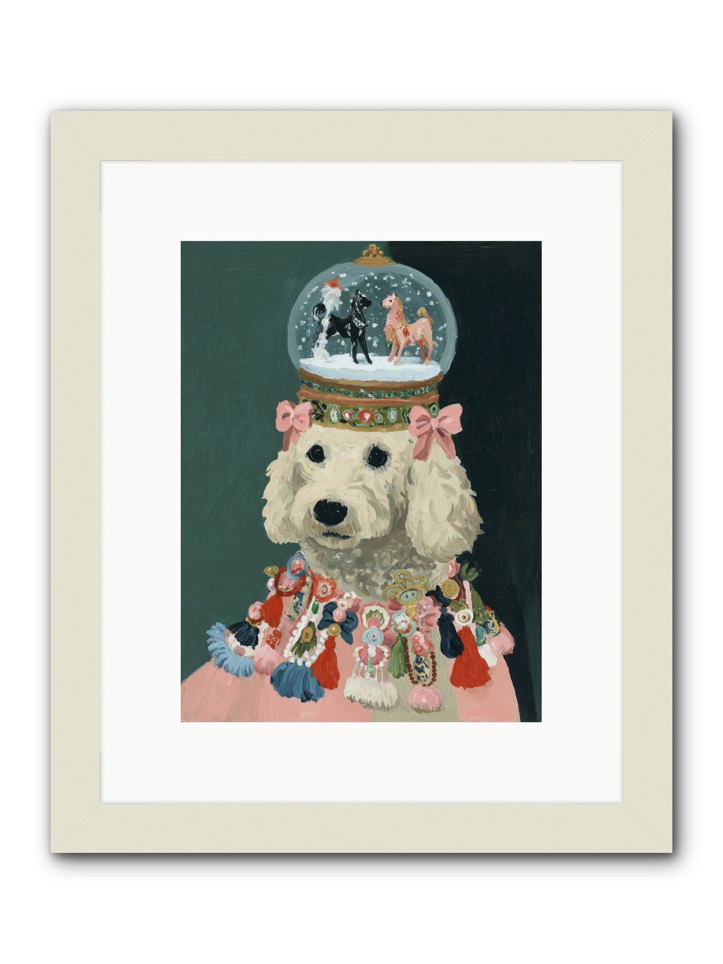 Luminescent Joy -- Framed Print - White 9x12
