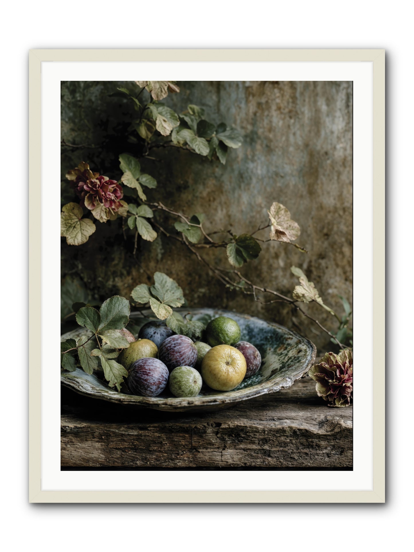 Luminous -- Framed Print - White 30x40