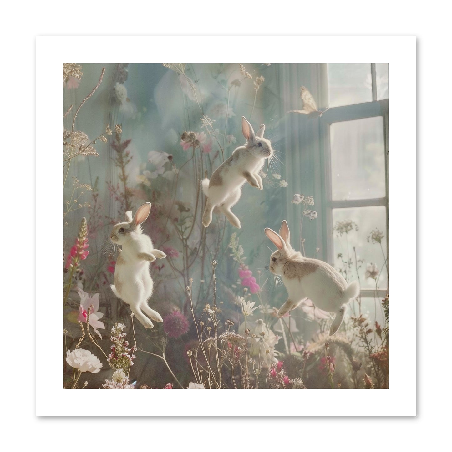 Luminous Glee -- Loose Canvas Print 12x12