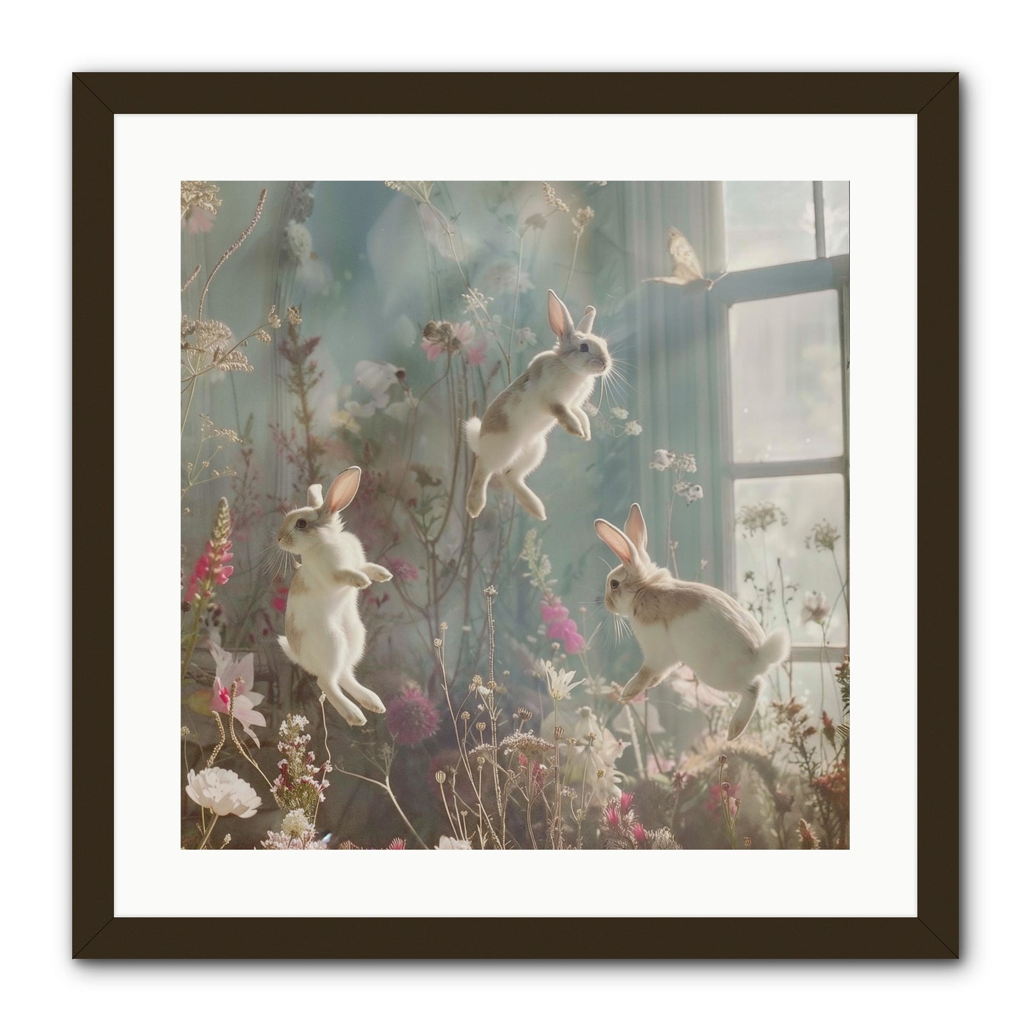 Luminous Glee -- Framed Print - Black 20x20