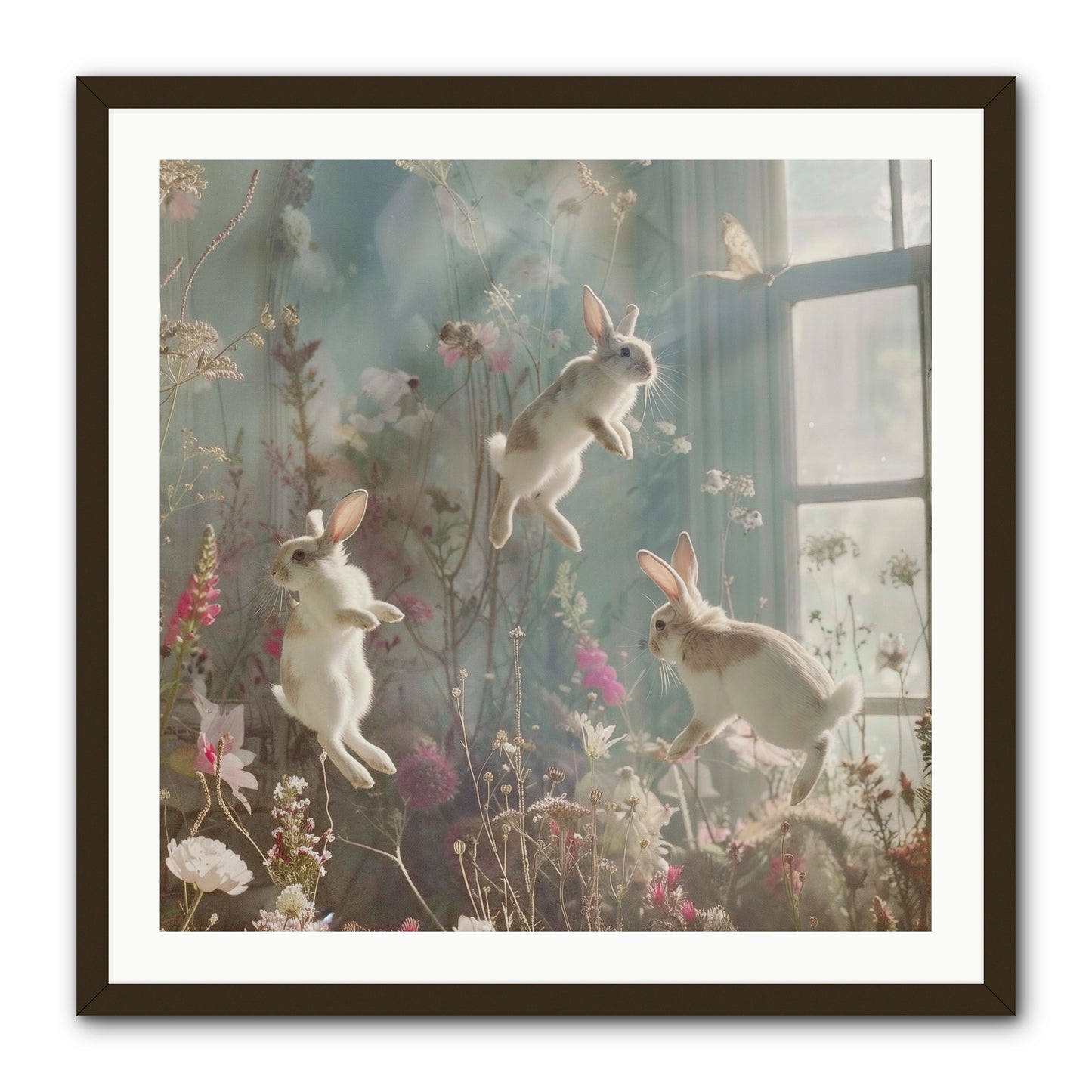 Luminous Glee -- Framed Print - Black 30x30