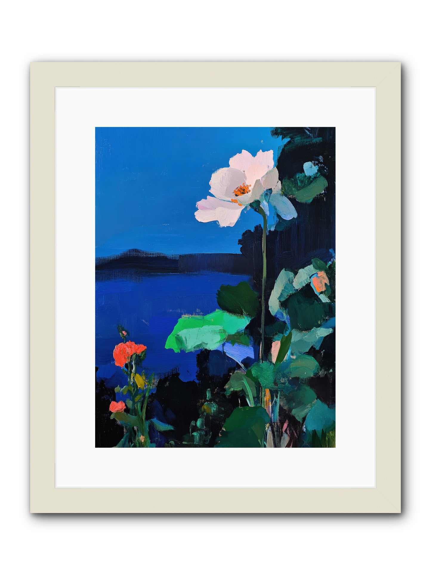 Luminous Reverie-REZ -- Framed Print - White 12x16