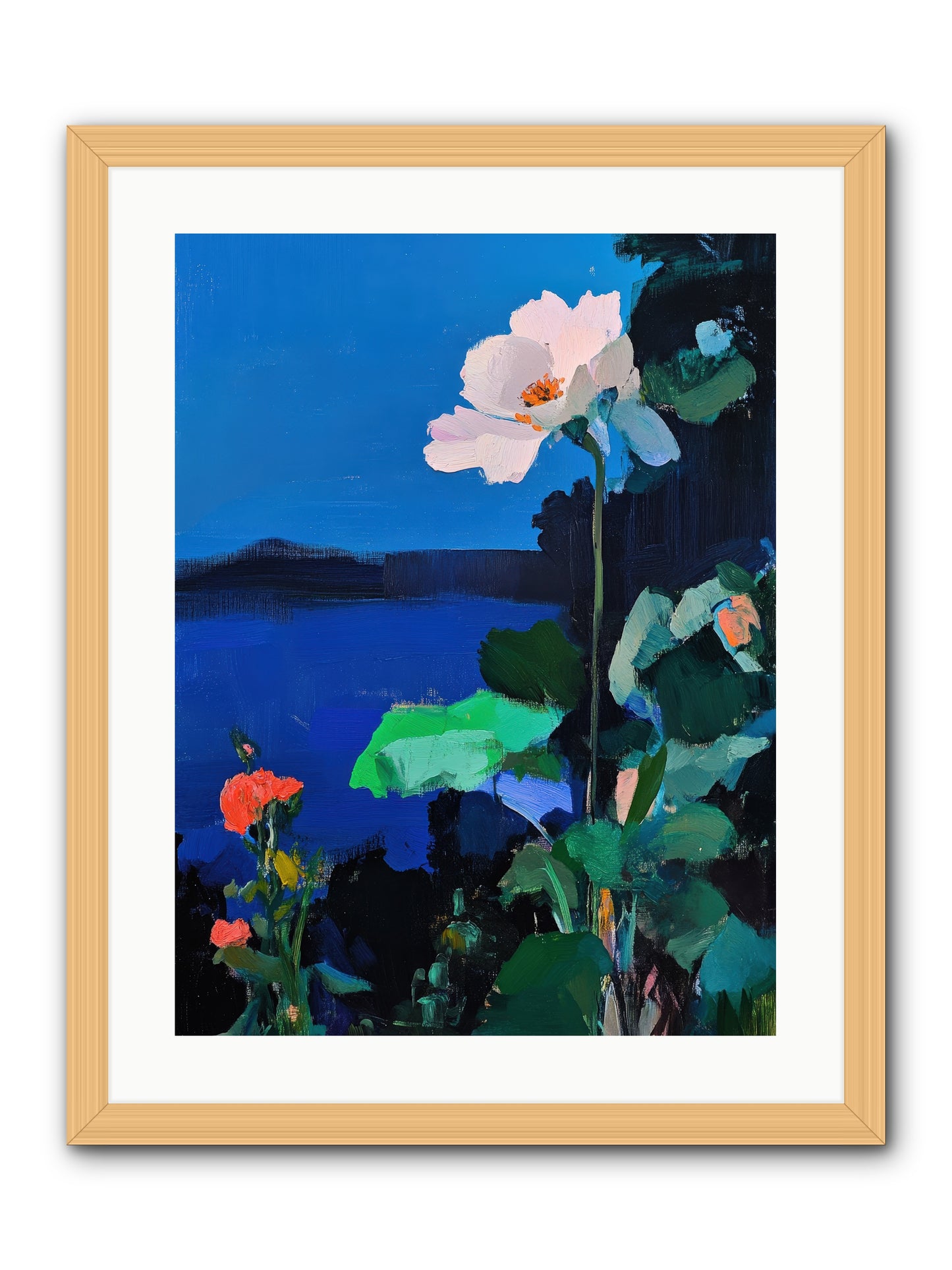 Luminous Reverie-REZ -- Framed Print - Natural 18x24