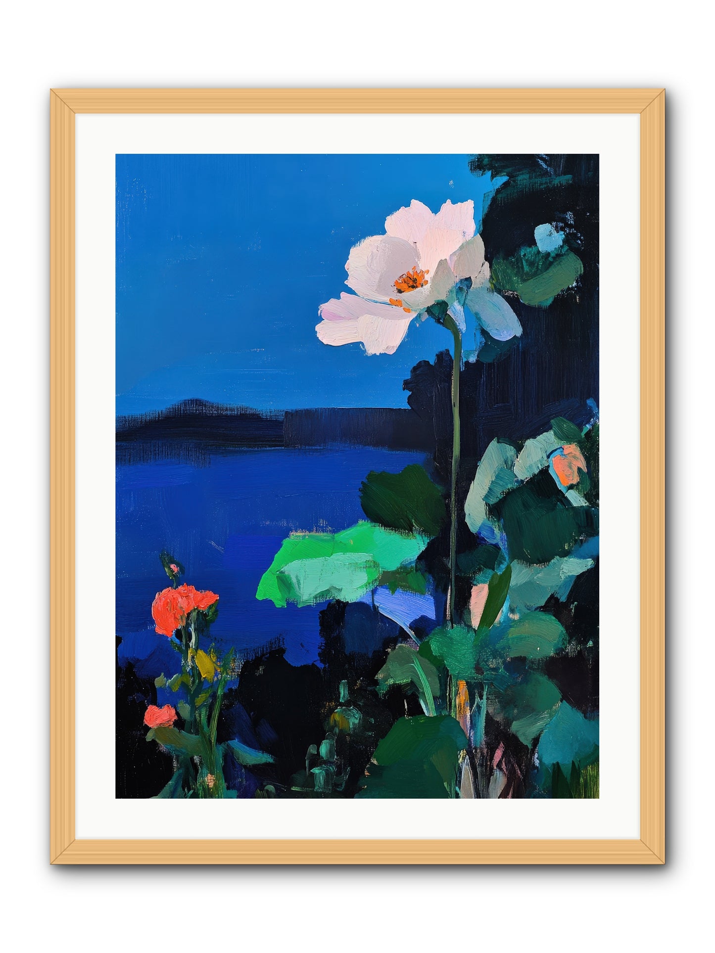 Luminous Reverie-REZ -- Framed Print - Natural 24x32