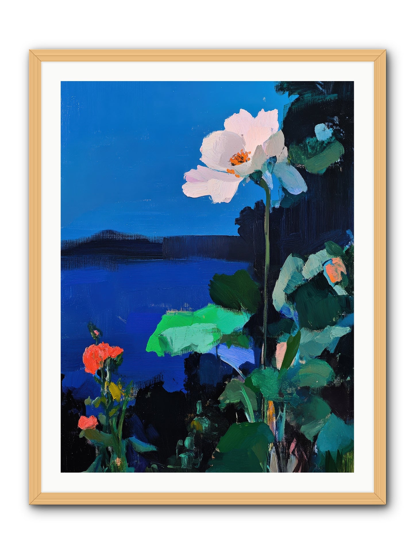 Luminous Reverie-REZ -- Framed Print - Natural 30x40