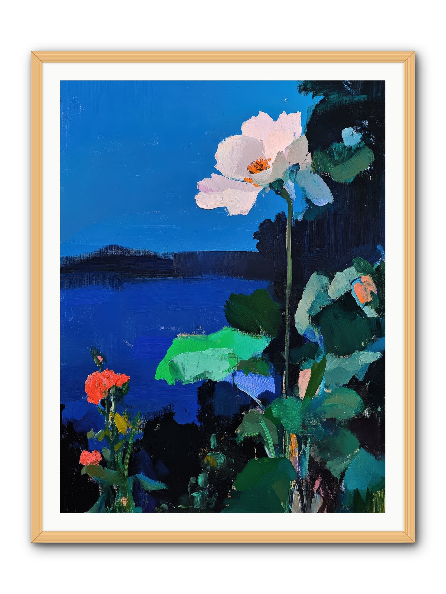 Luminous Reverie-REZ -- Framed Print - Natural 36x48