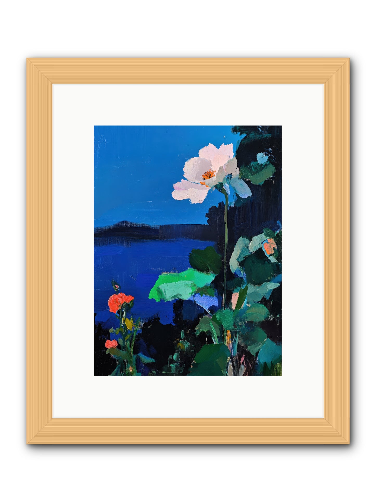 Luminous Reverie-REZ -- Framed Print - Natural 9x12