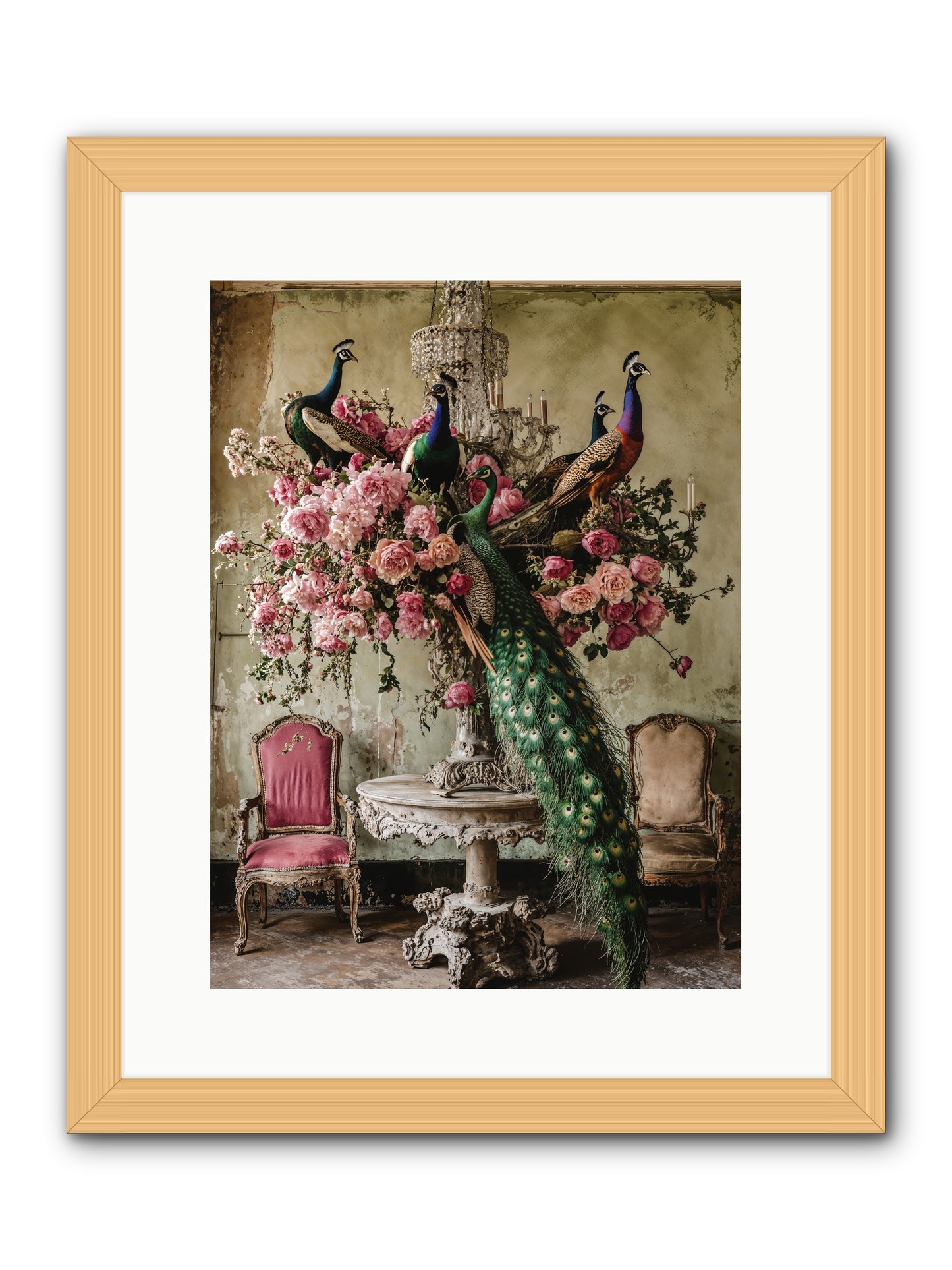 Luminous Vagabonds -- Framed Print - Natural 12x16