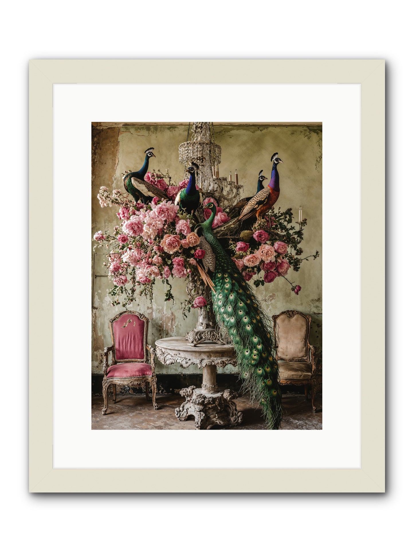 Luminous Vagabonds -- Framed Print - White 12x16