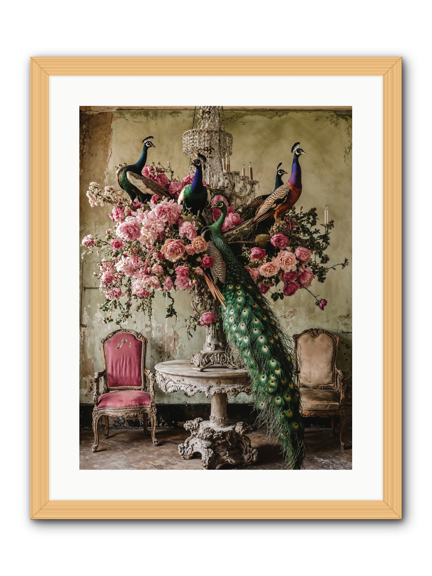 Luminous Vagabonds -- Framed Print - Natural 18x24