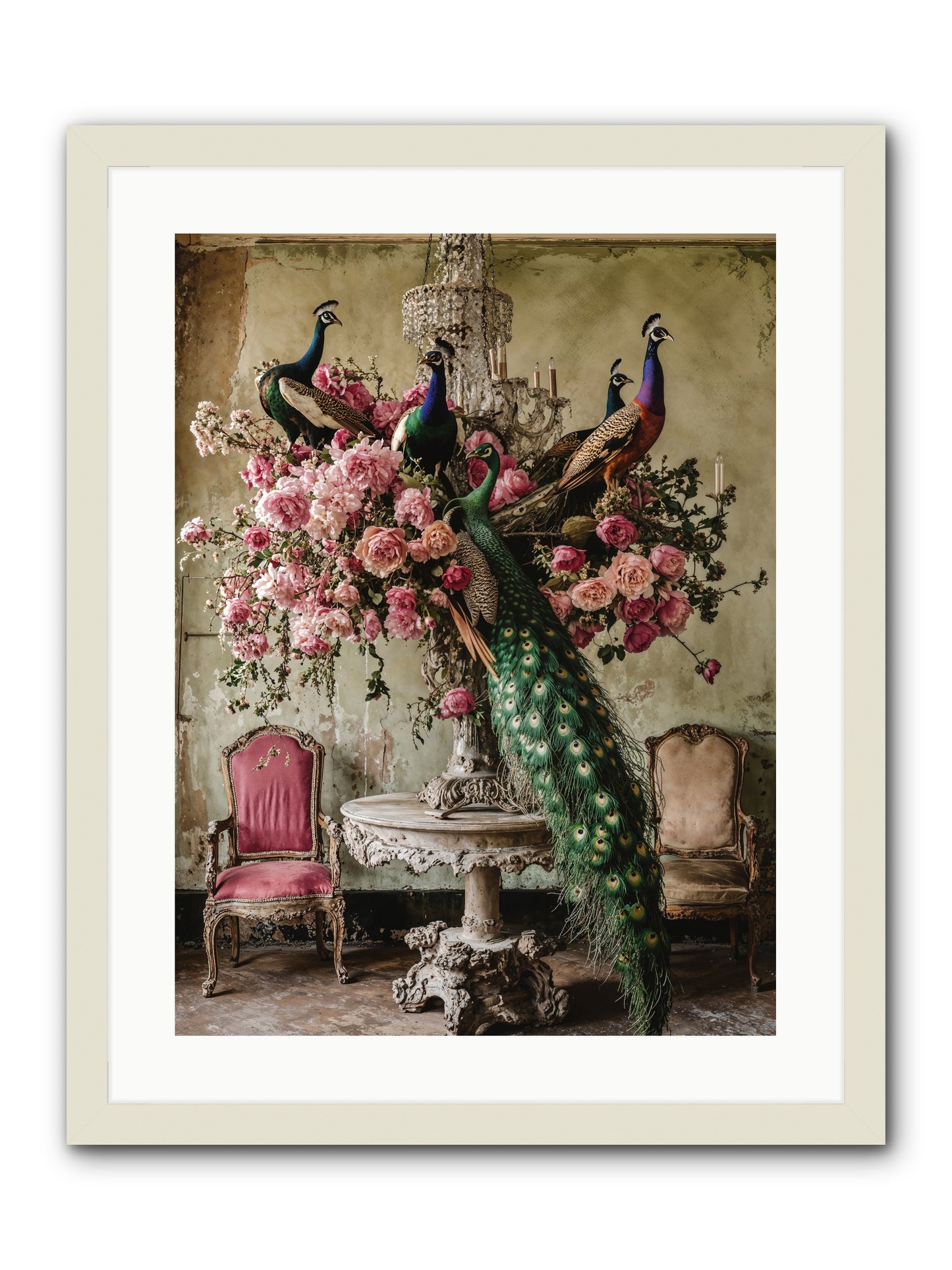 Luminous Vagabonds -- Framed Print - White 18x24