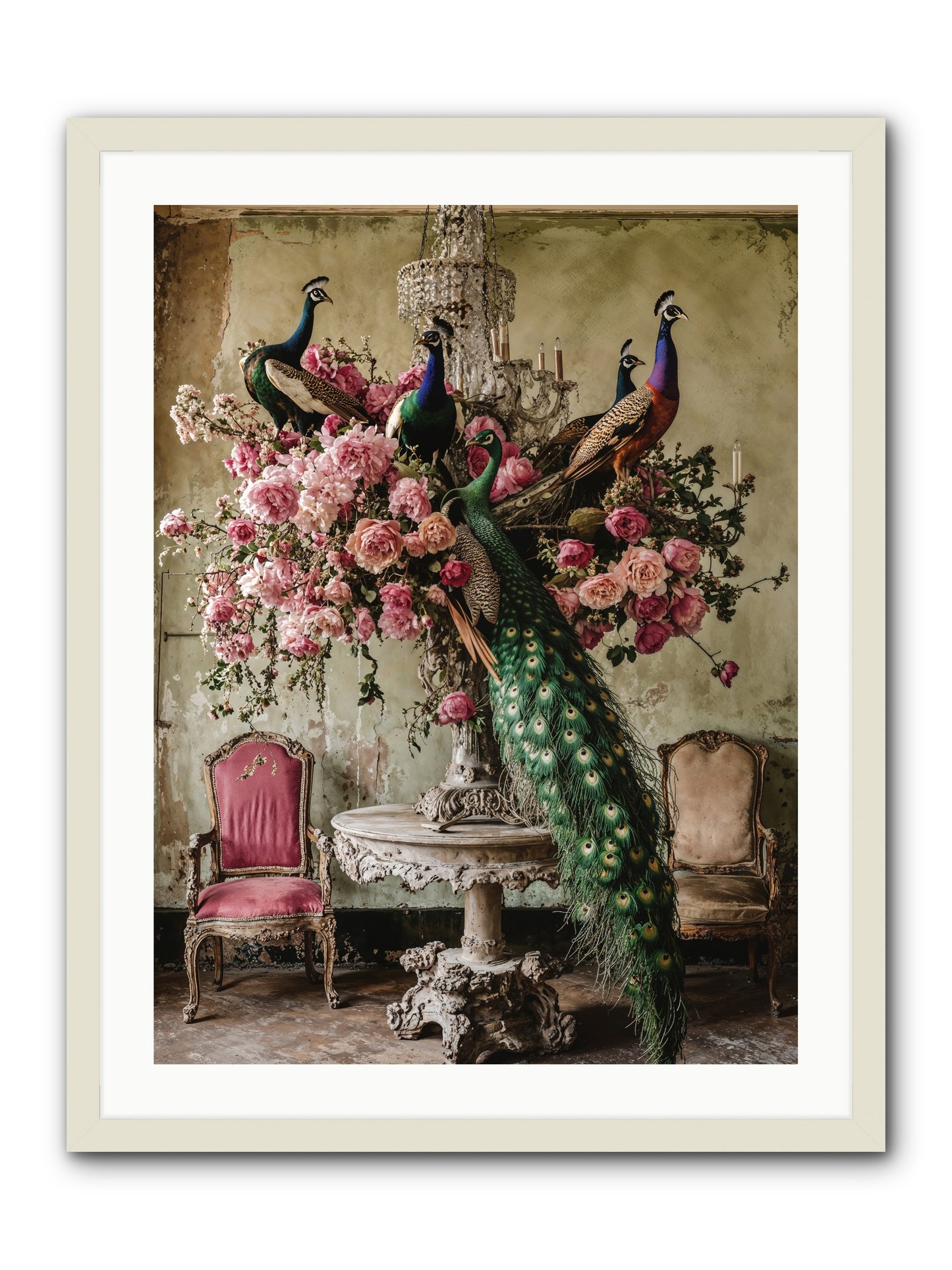 Luminous Vagabonds -- Framed Print - White 24x32