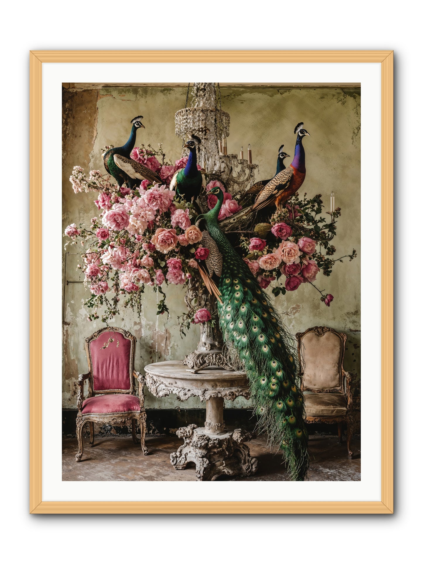 Luminous Vagabonds -- Framed Print - Natural 30x40