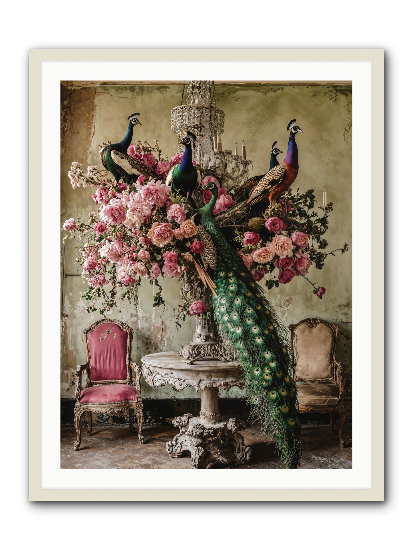 Luminous Vagabonds -- Framed Print - White 30x40