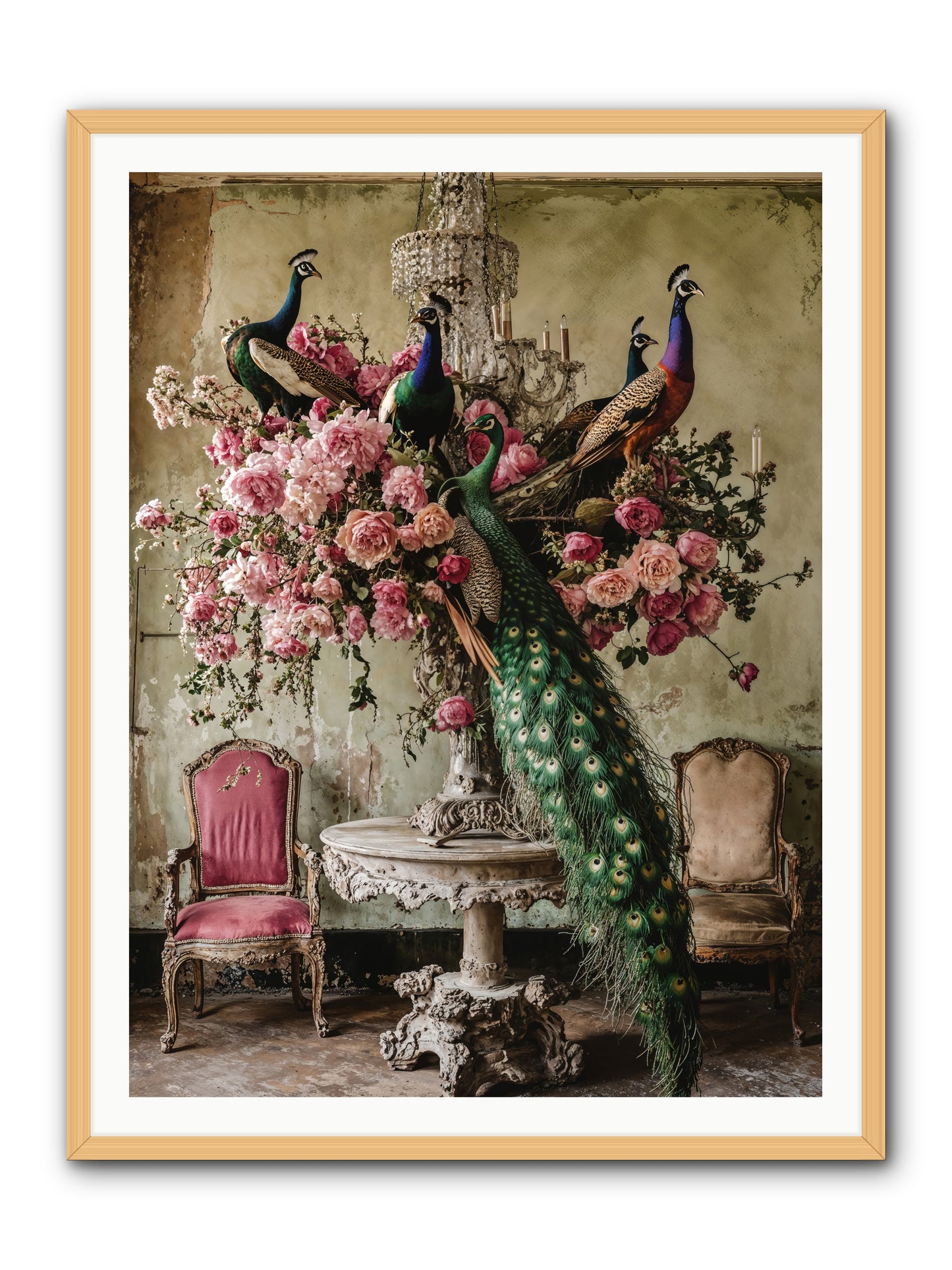 Luminous Vagabonds -- Framed Print - Natural 36x48