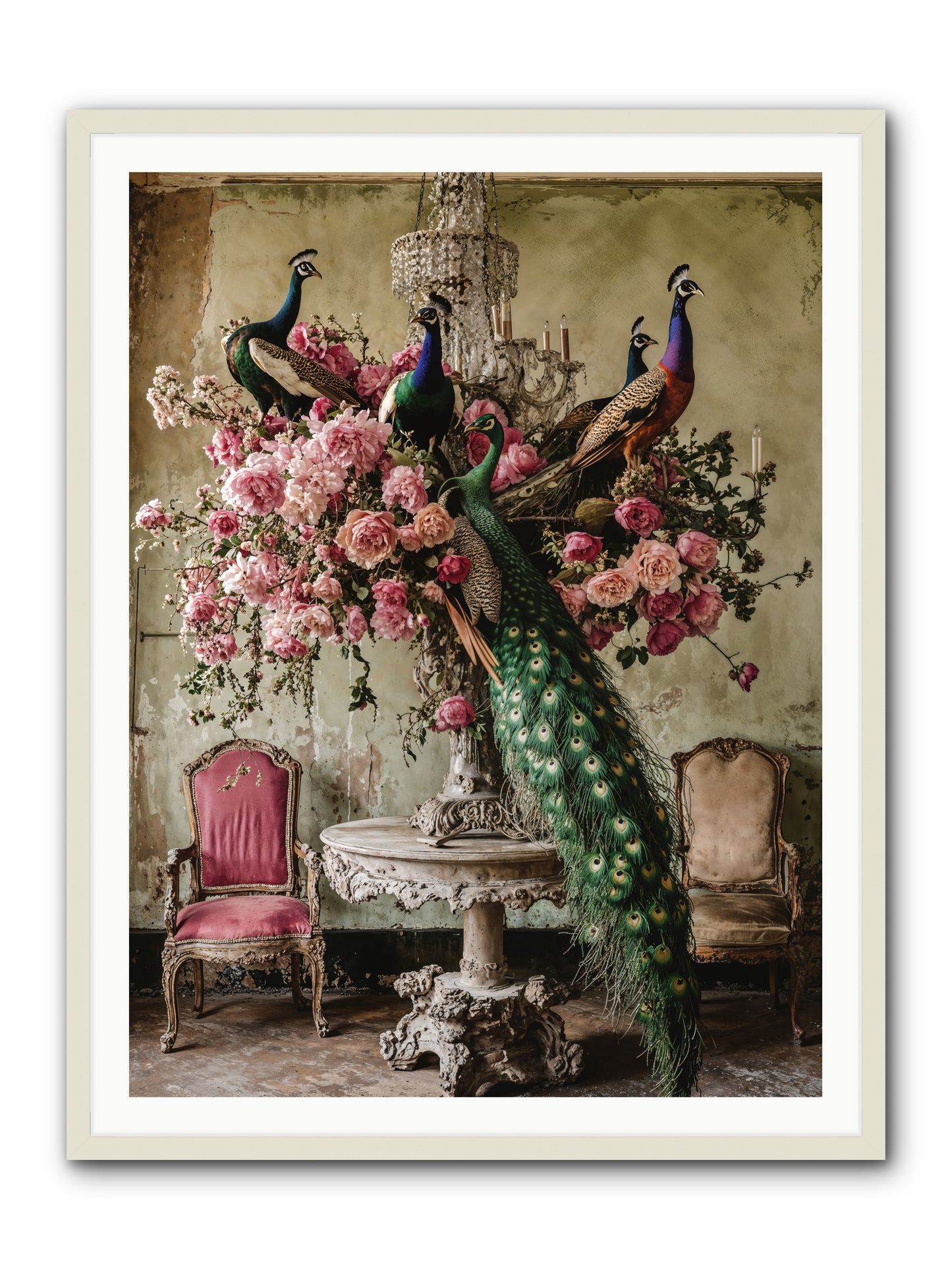 Luminous Vagabonds -- Framed Print - White 36x48
