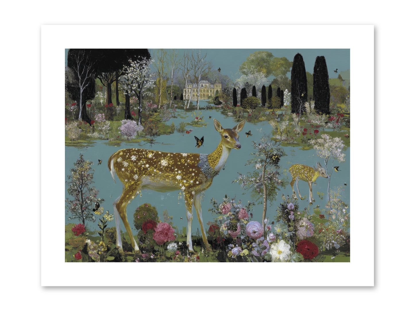 Luminous whispers -- Loose Canvas Print 12x9