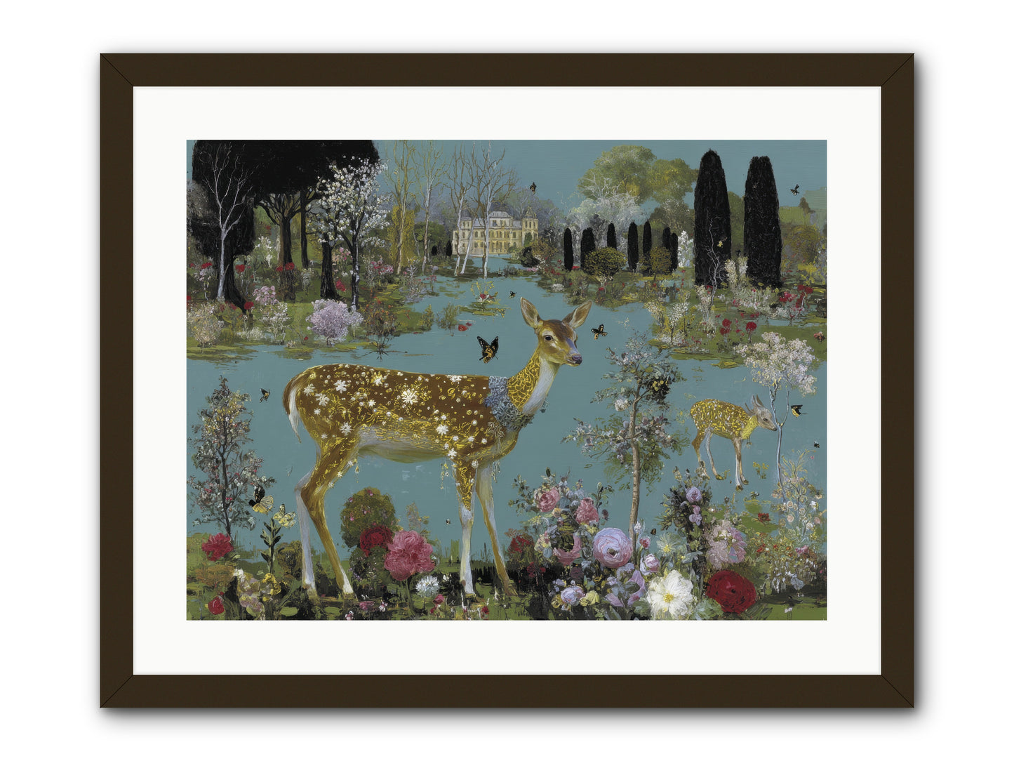Luminous whispers -- Framed Print - Black 24x18