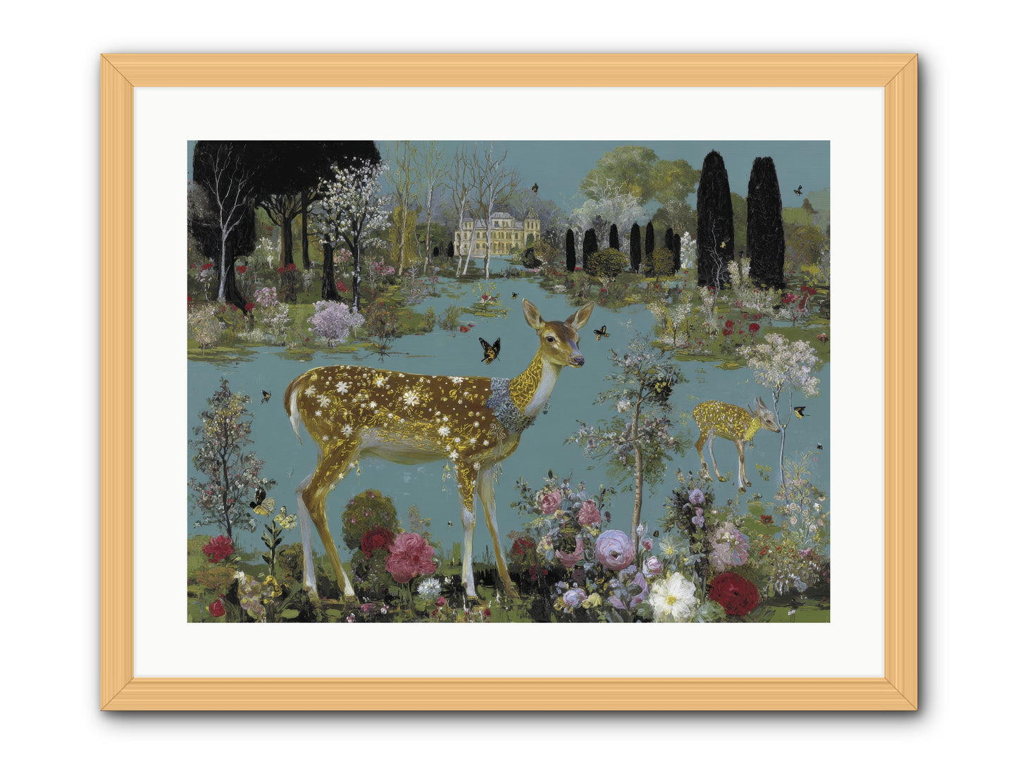 Luminous whispers -- Framed Print - Natural 24x18
