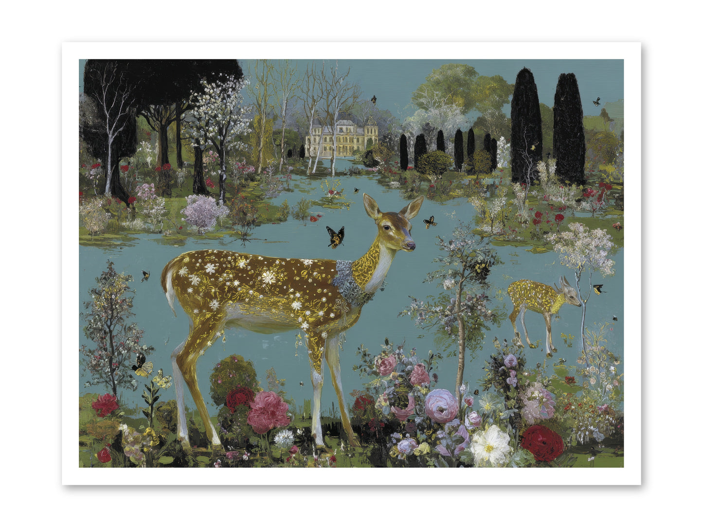 Luminous whispers -- Loose Canvas Print 32x24