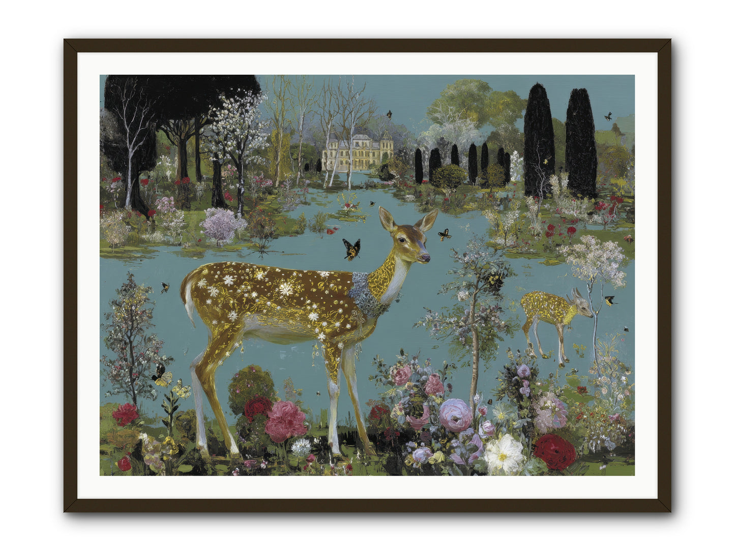 Luminous whispers -- Framed Print - Black 48x36