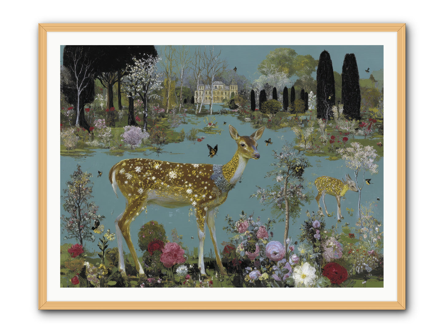 Luminous whispers -- Framed Print - Natural 48x36