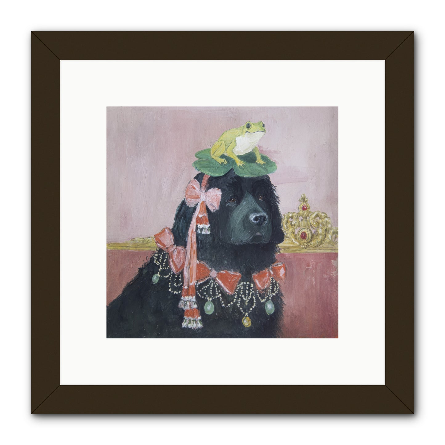 Luminously Charmed -- Framed Print - Black 10x10