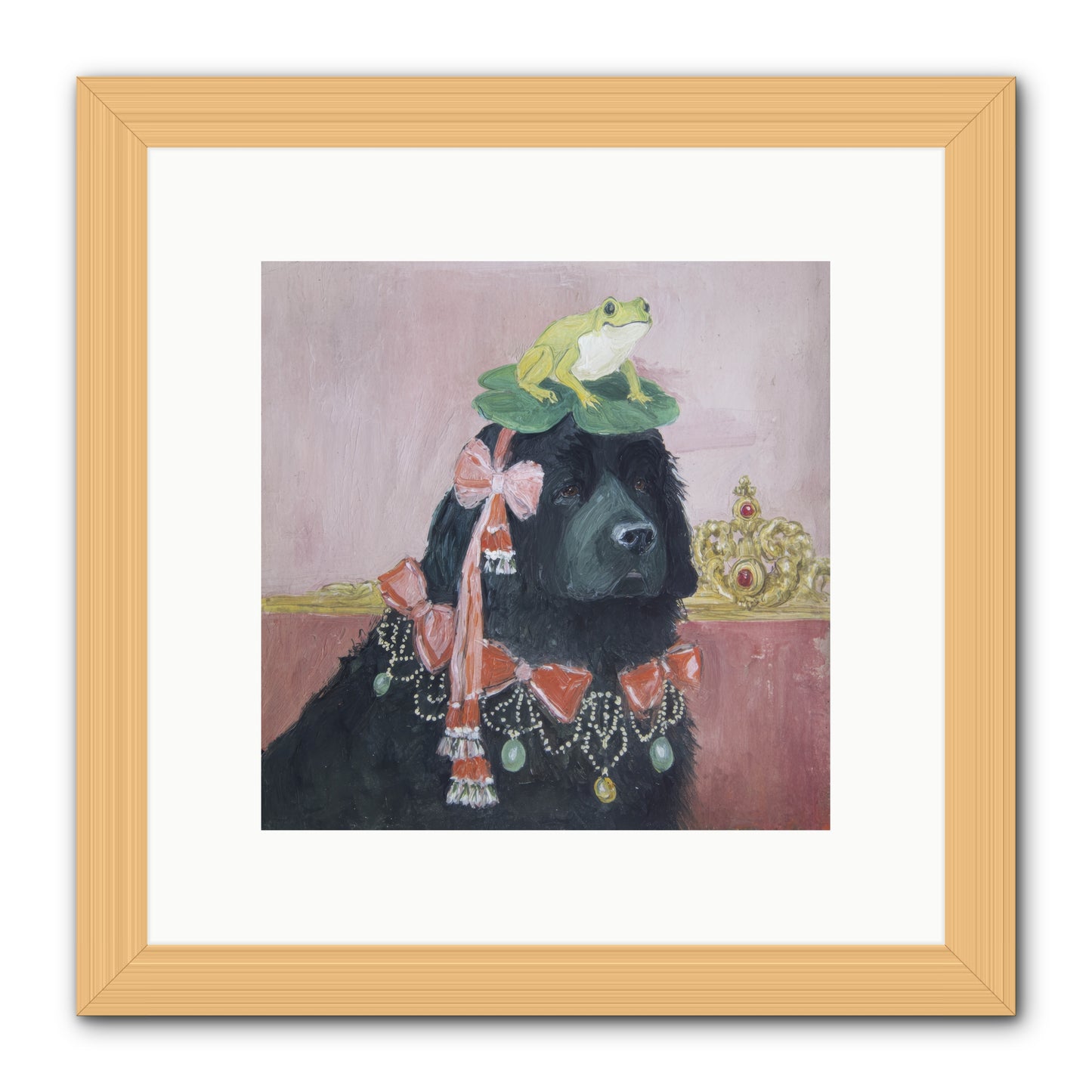 Luminously Charmed -- Framed Print - Natural 10x10