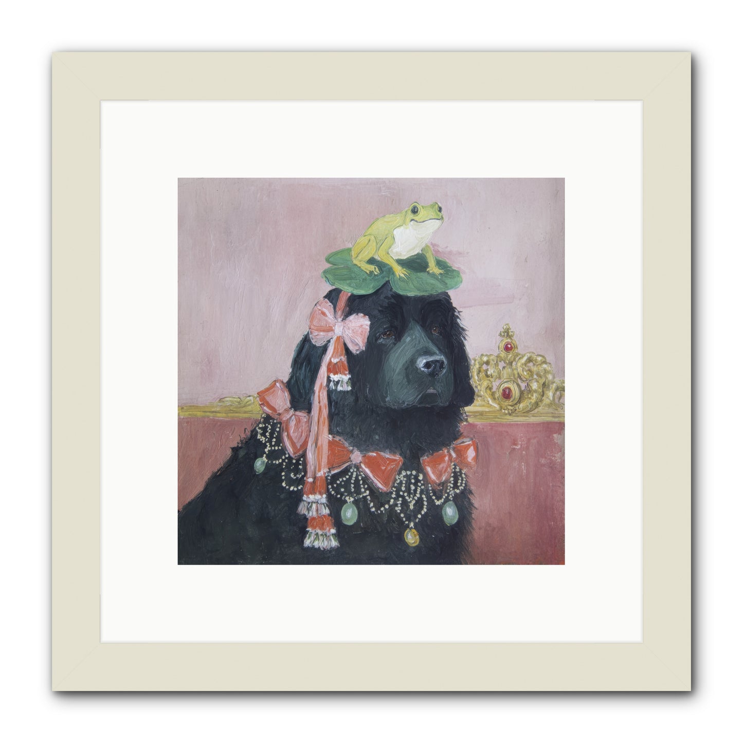 Luminously Charmed -- Framed Print - White 10x10