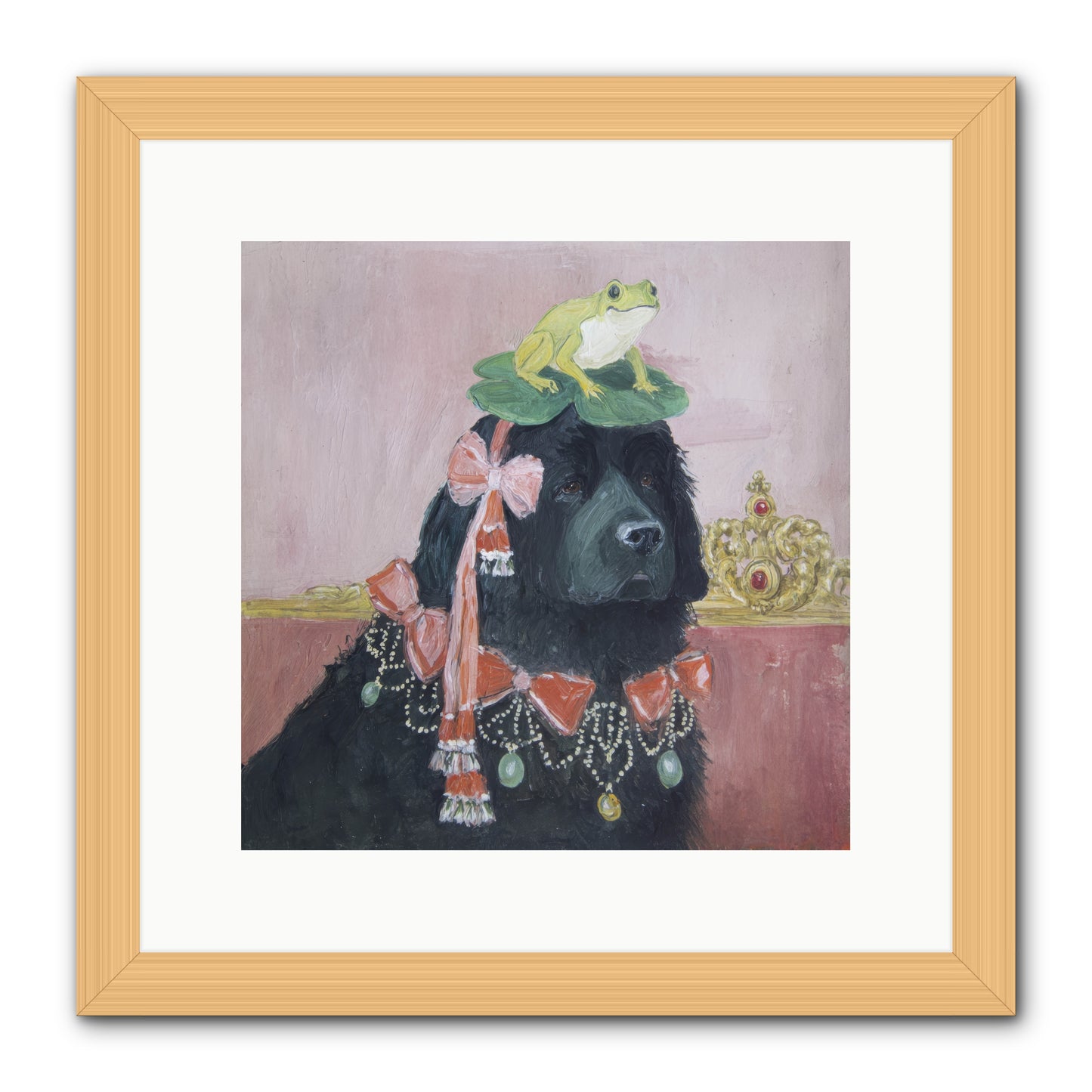 Luminously Charmed -- Framed Print - Natural 12x12