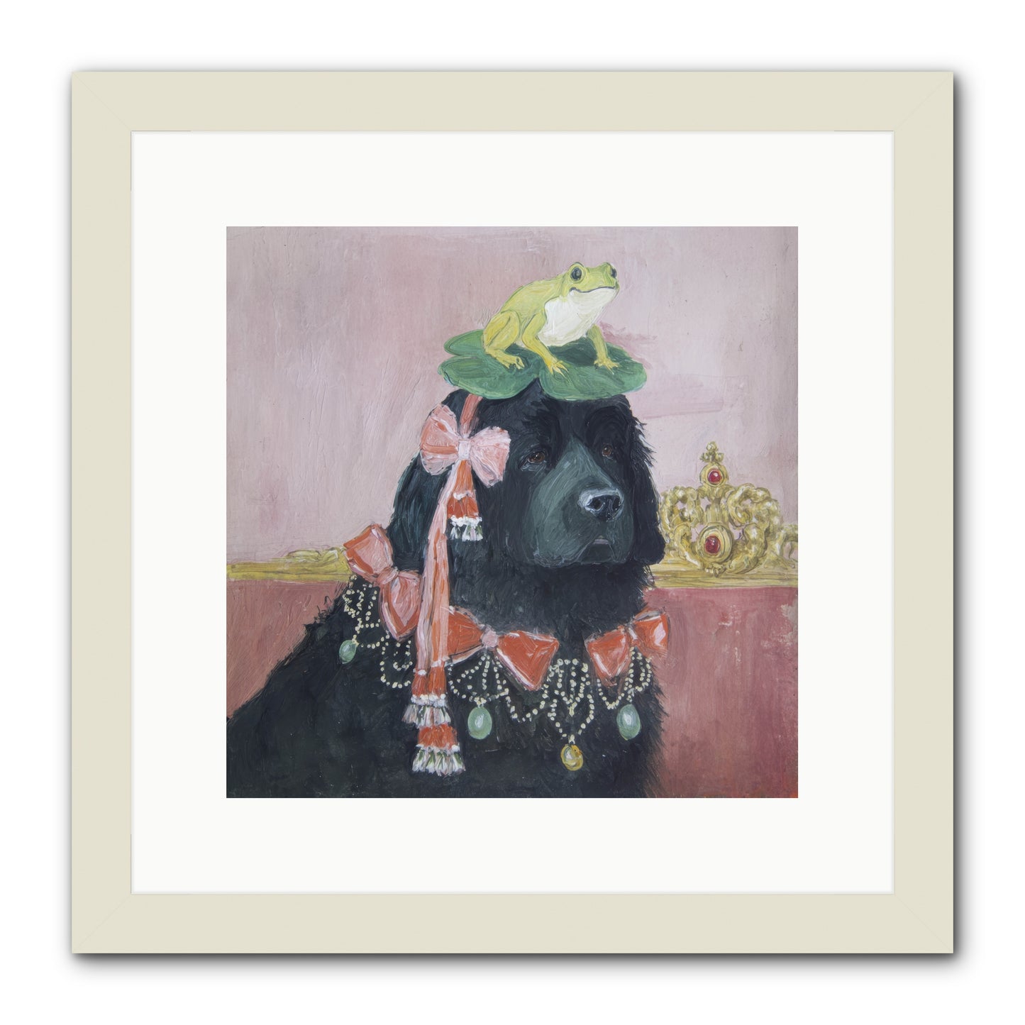 Luminously Charmed -- Framed Print - White 12x12