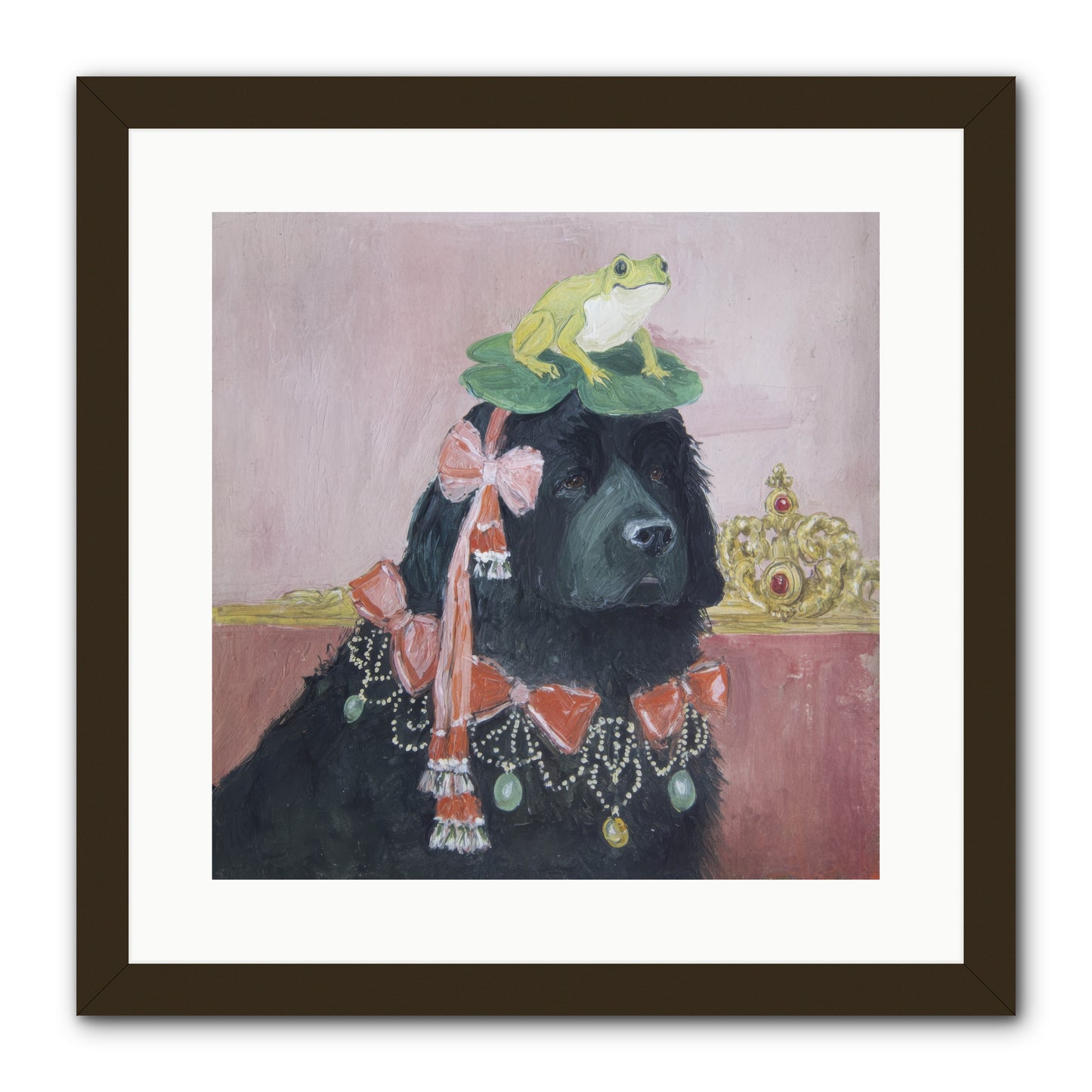 Luminously Charmed -- Framed Print - Black 16x16