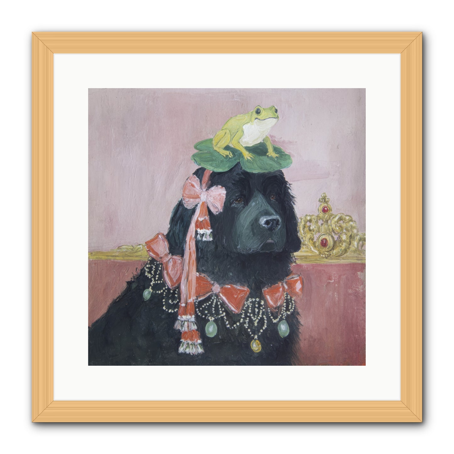 Luminously Charmed -- Framed Print - Natural 16x16