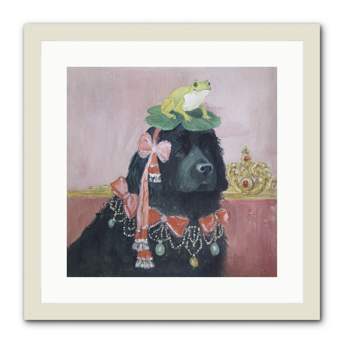 Luminously Charmed -- Framed Print - White 16x16